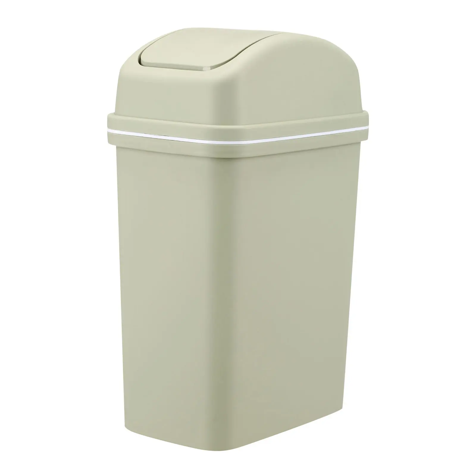 Premium Swing-top Kitchen Trash Can Removable Lid Easy To Empty Swing-top Lid For Easy Living Room Swing Top Kitchen