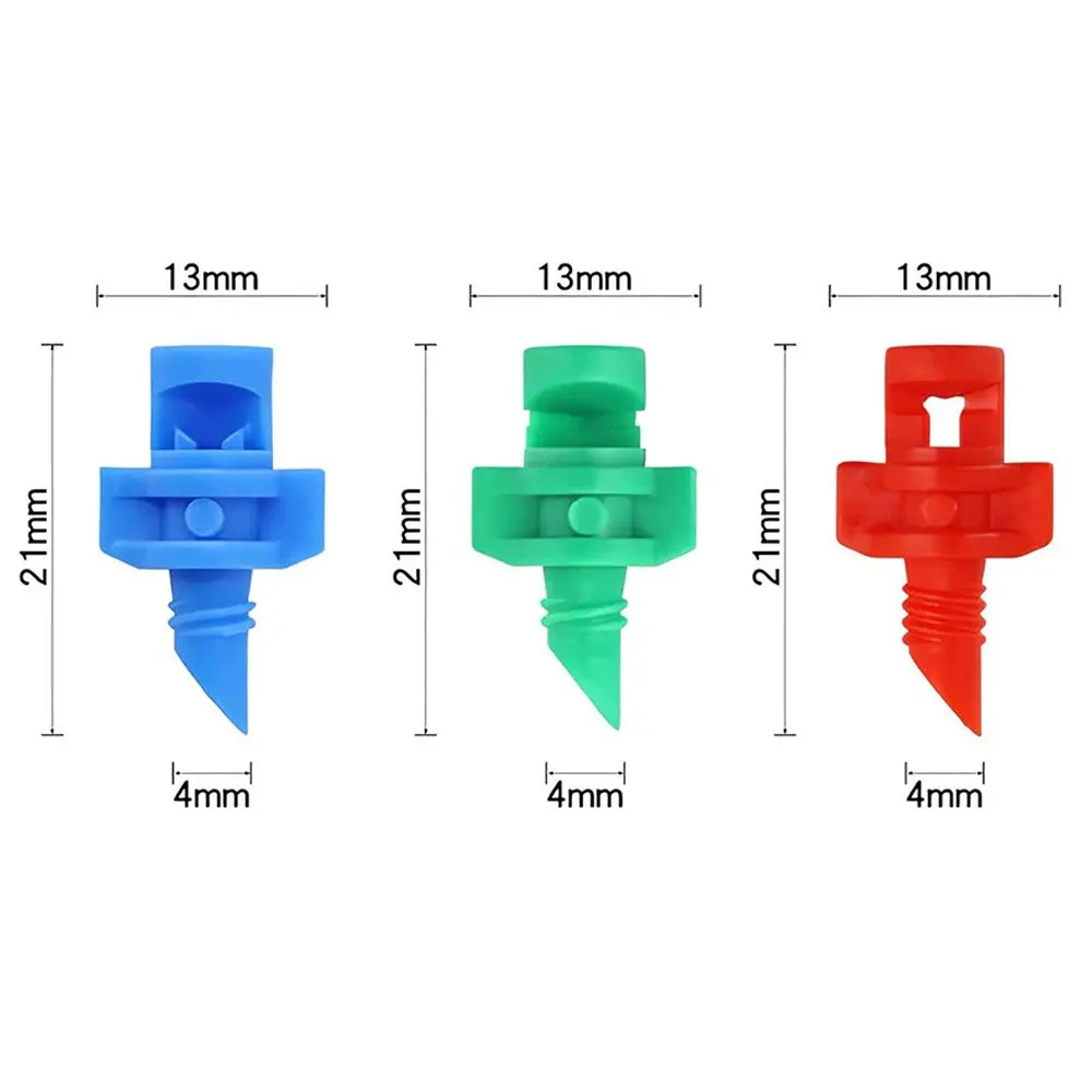 90/180/360 Degree Adjustable Irrigation Dropper, Garden Spray Micro Nozzle, Rotating Nozzle 4/7mm hose Compensation Fog Sprayer