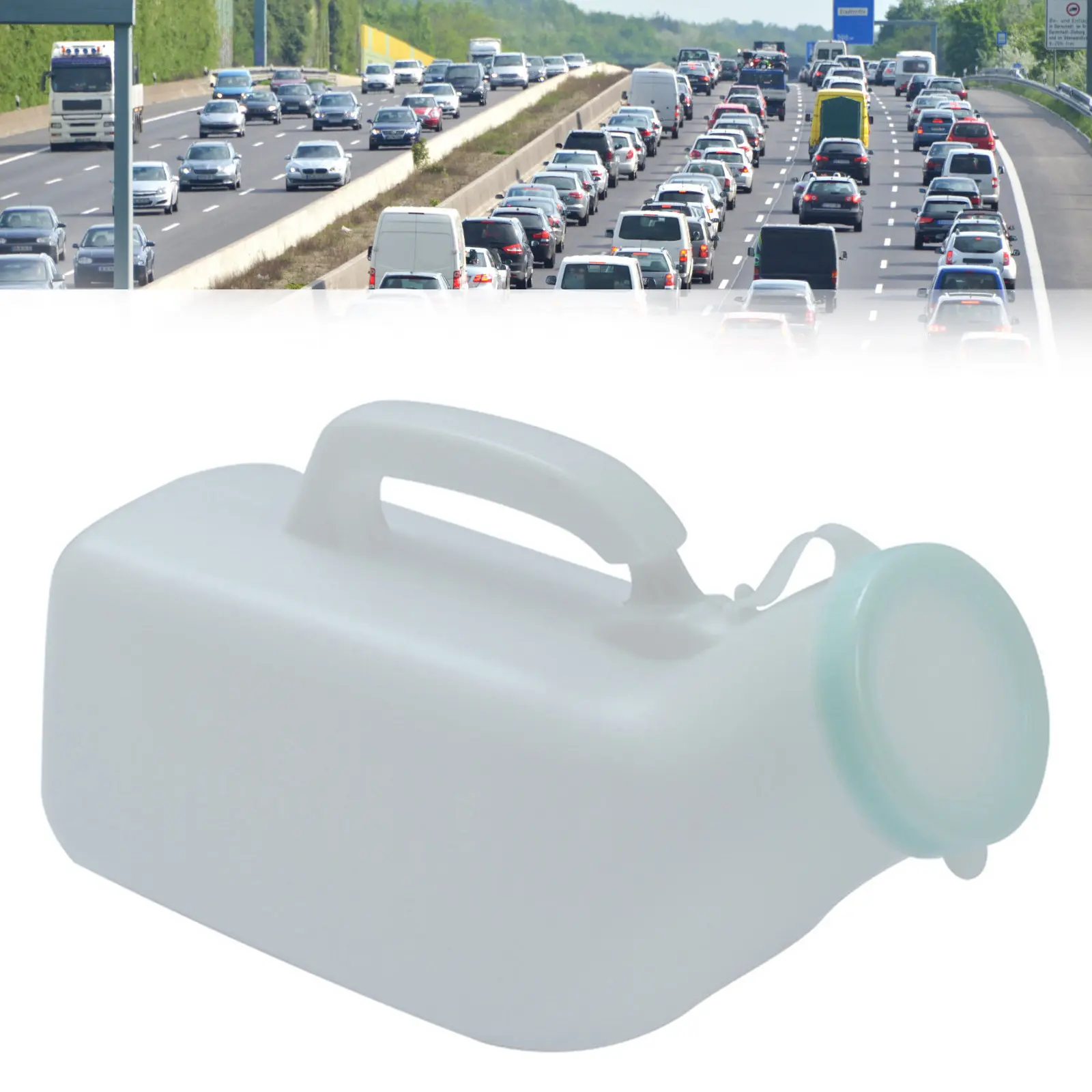 Thick and Portable Men's Urinal Elderly Large Capacity with Lid Night Pot Urinal Bedridden Women's Toilet Adult Pregnant Women