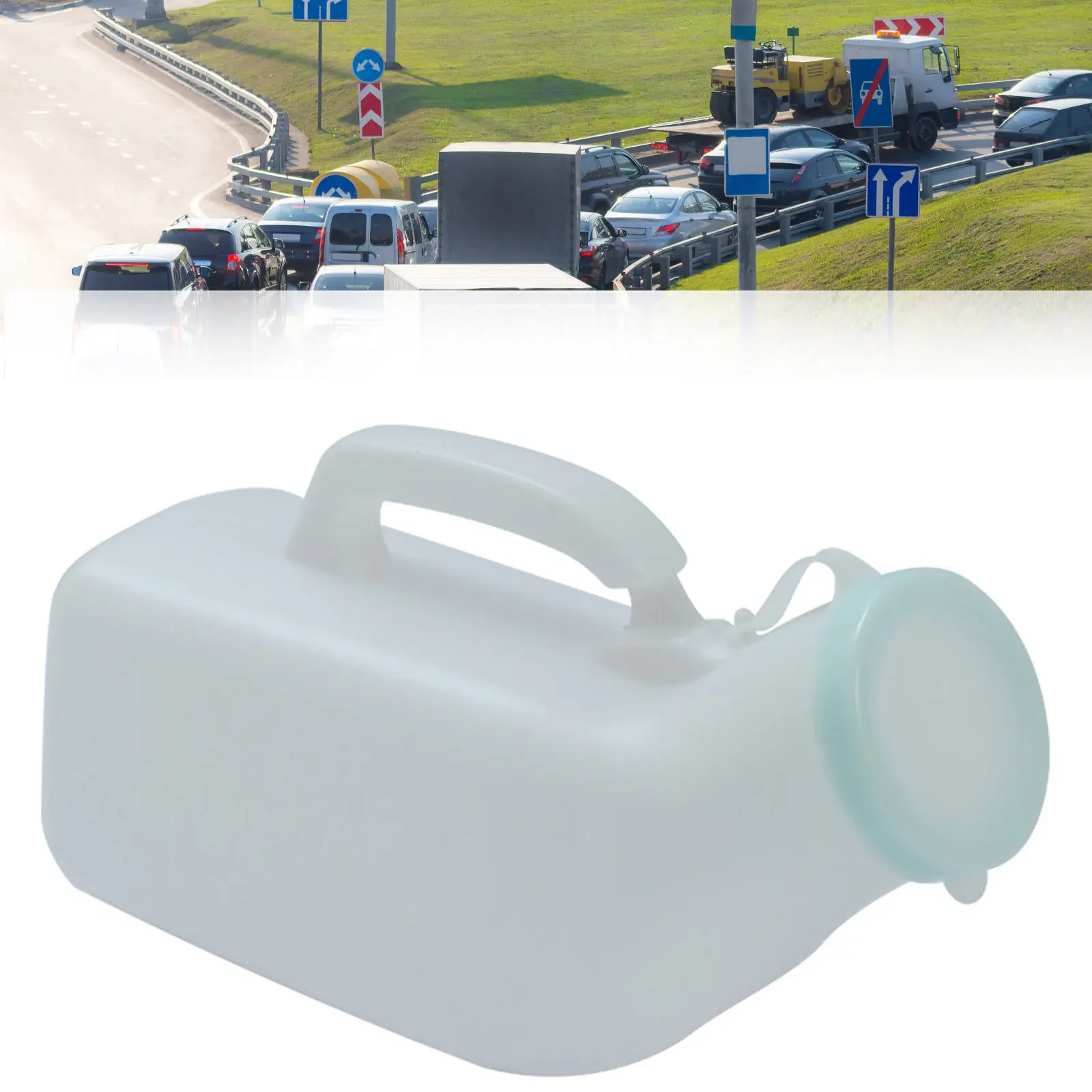 Thick and Portable Men's Urinal Elderly Large Capacity with Lid Night Pot Urinal Bedridden Women's Toilet Adult Pregnant Women