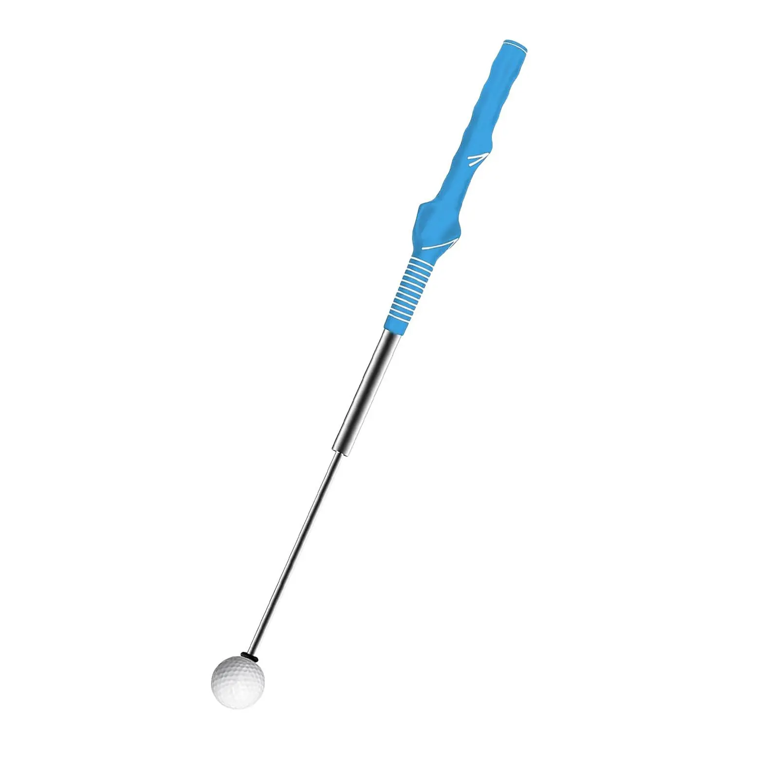 Golf Swing Trainer Beginner Alignment Gesture Correct Wrist Golf Swing Practice Stick Retractable Practice Golf Training Aids
