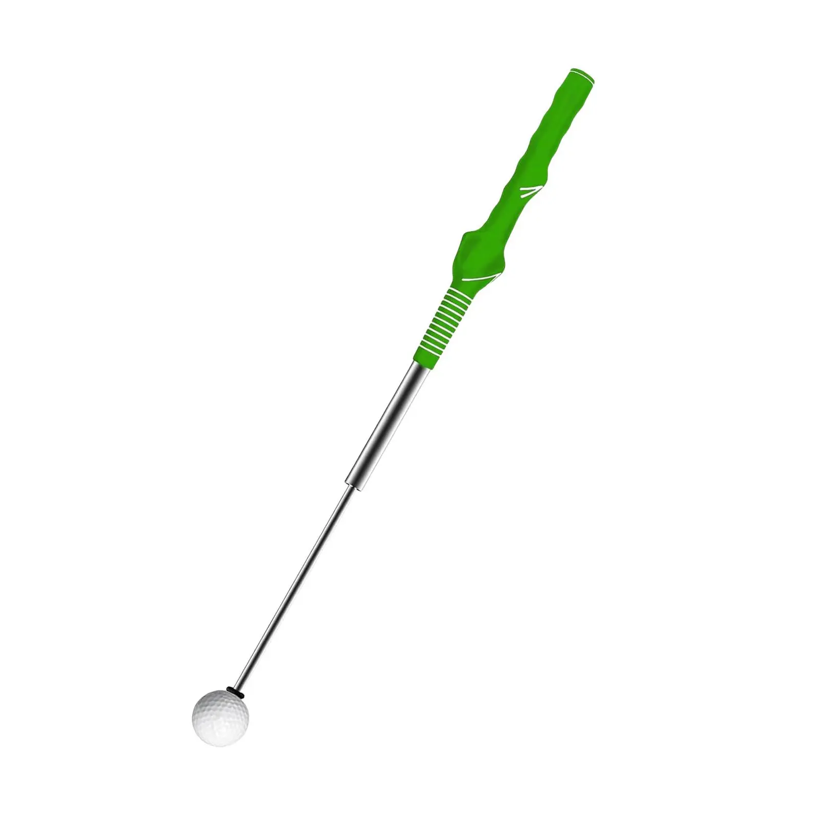 Golf Swing Trainer Beginner Alignment Gesture Correct Wrist Golf Swing Practice Stick Retractable Practice Golf Training Aids