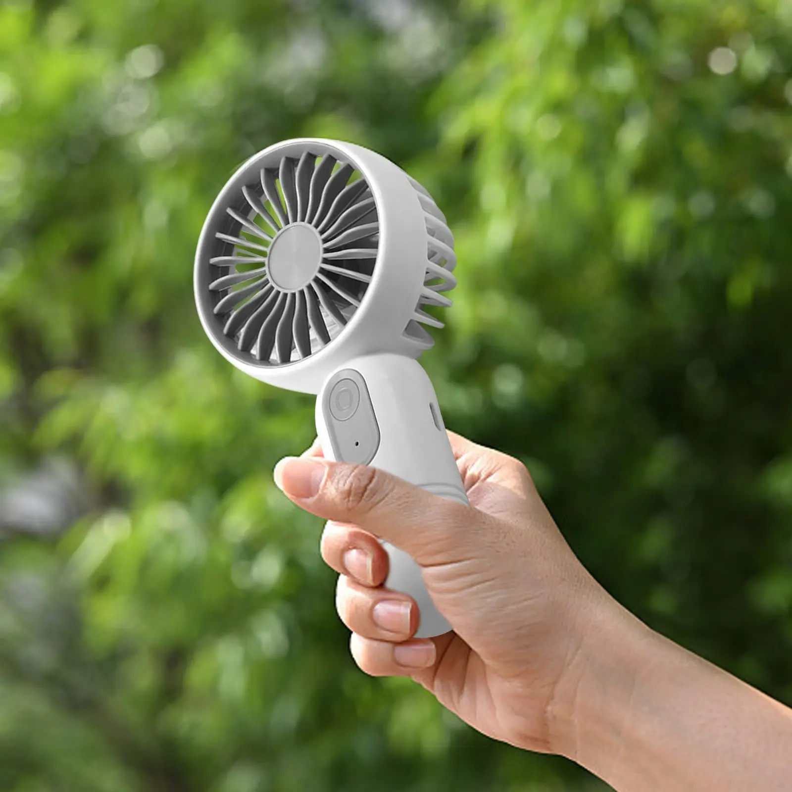 Handheld Mini Portable Fan USB Charging Handheld Fan for Men and Women Suitable for Office Outdoor Travel and Camping