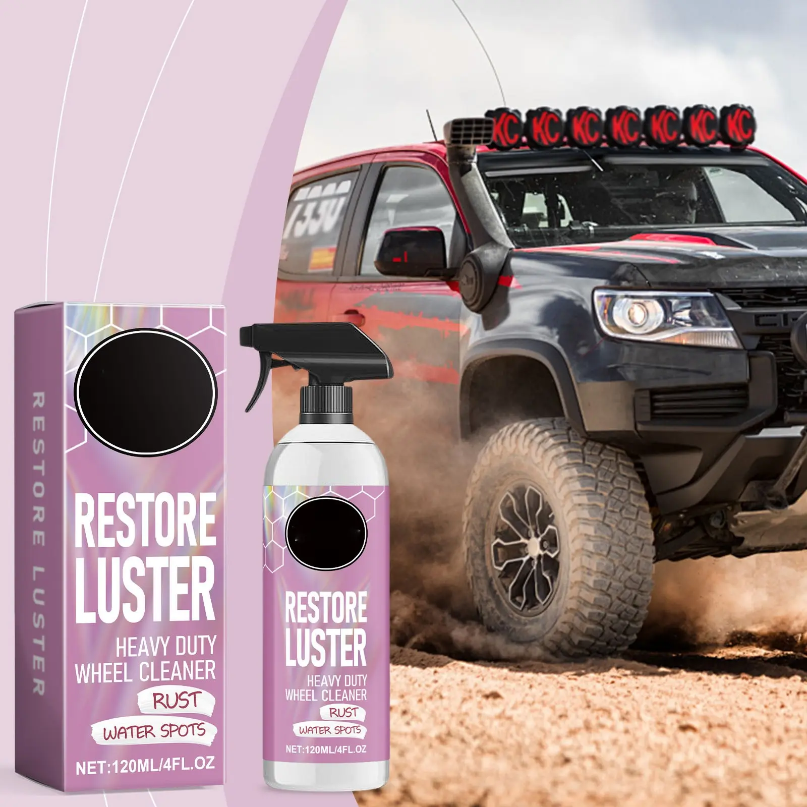 Wheel Cleaner Car Paint Wheel Iron Particles Powder Cleaning Super Dust Remover Spray Metal Surface Defender Auto Rim Cleaner