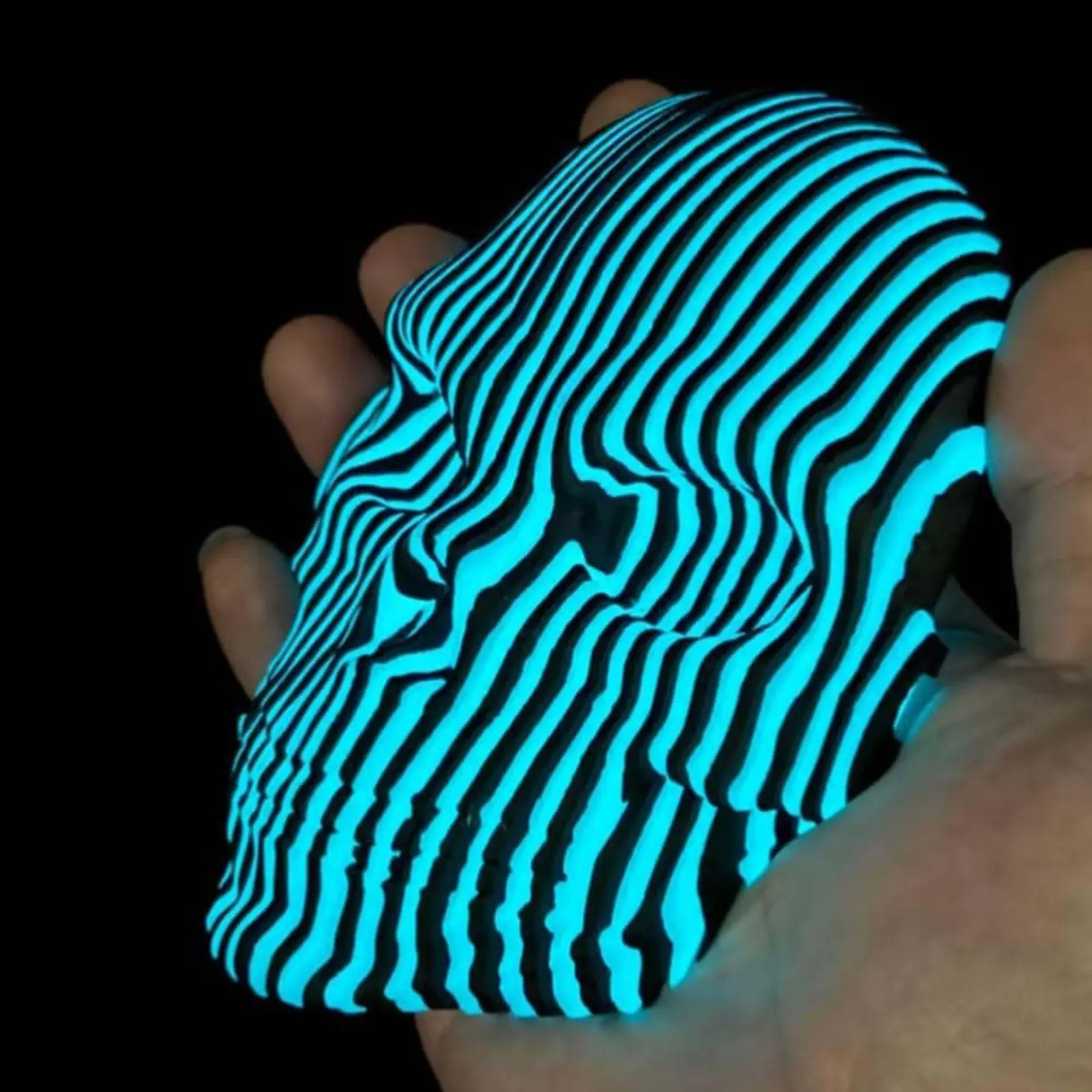 3D Printed Luminous Skulls Toy Glowing Molds Puzzle For Adults Anxiety Relaxing Cool Novelty Desktop Decorations