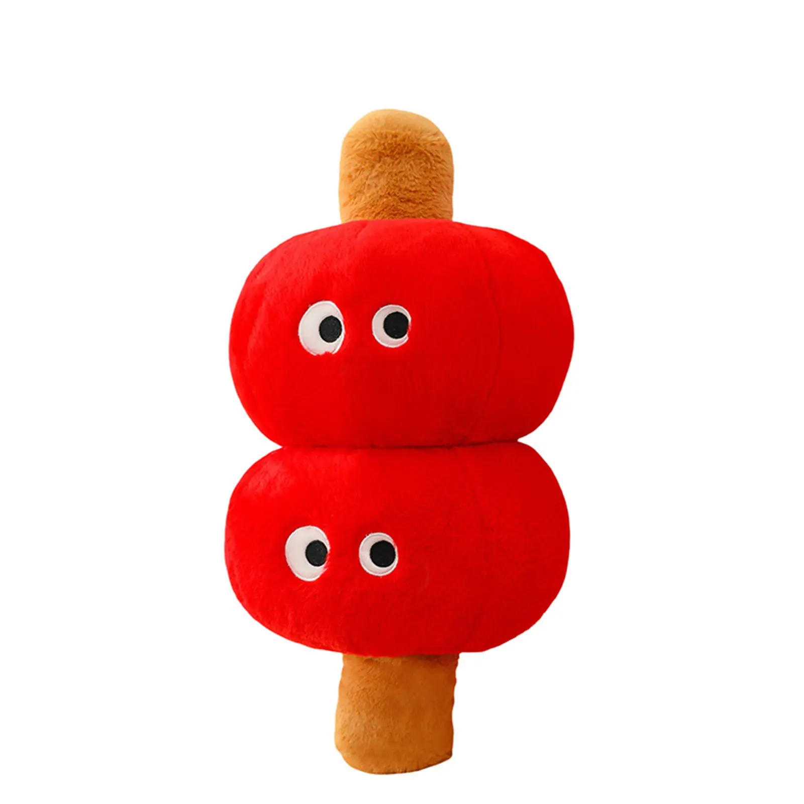 Tomatoes on sticks Pillow Tanghulu Plusn Girl Cute Super Soft Sleeping Leg Clamp Long Pillow Plush Children Toy Bed Decor ﻿Gifts