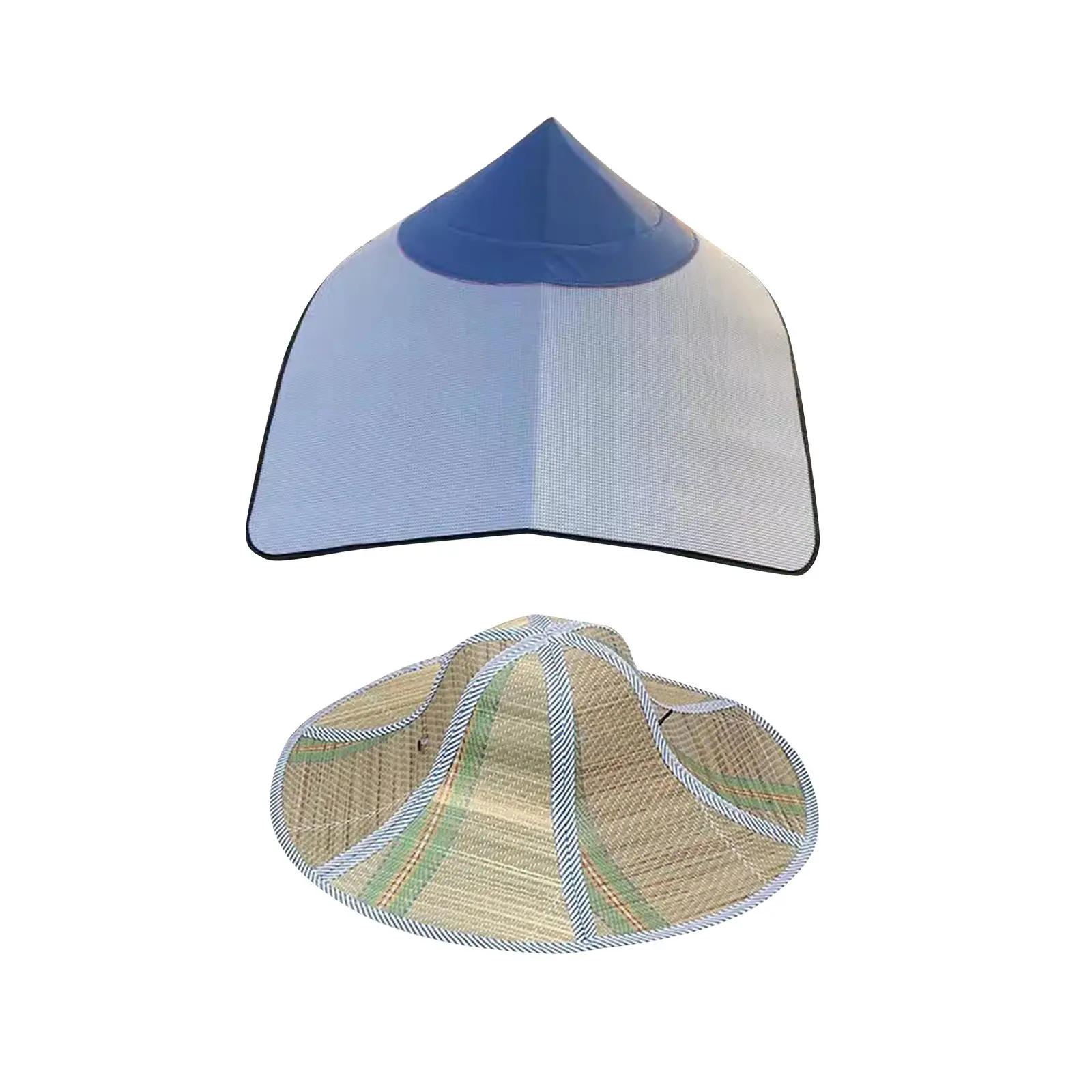 Summer outdoor insulation, thickening, dry farming, planting, flower picking, tea picking, sun protection, bamboo hat, cloak