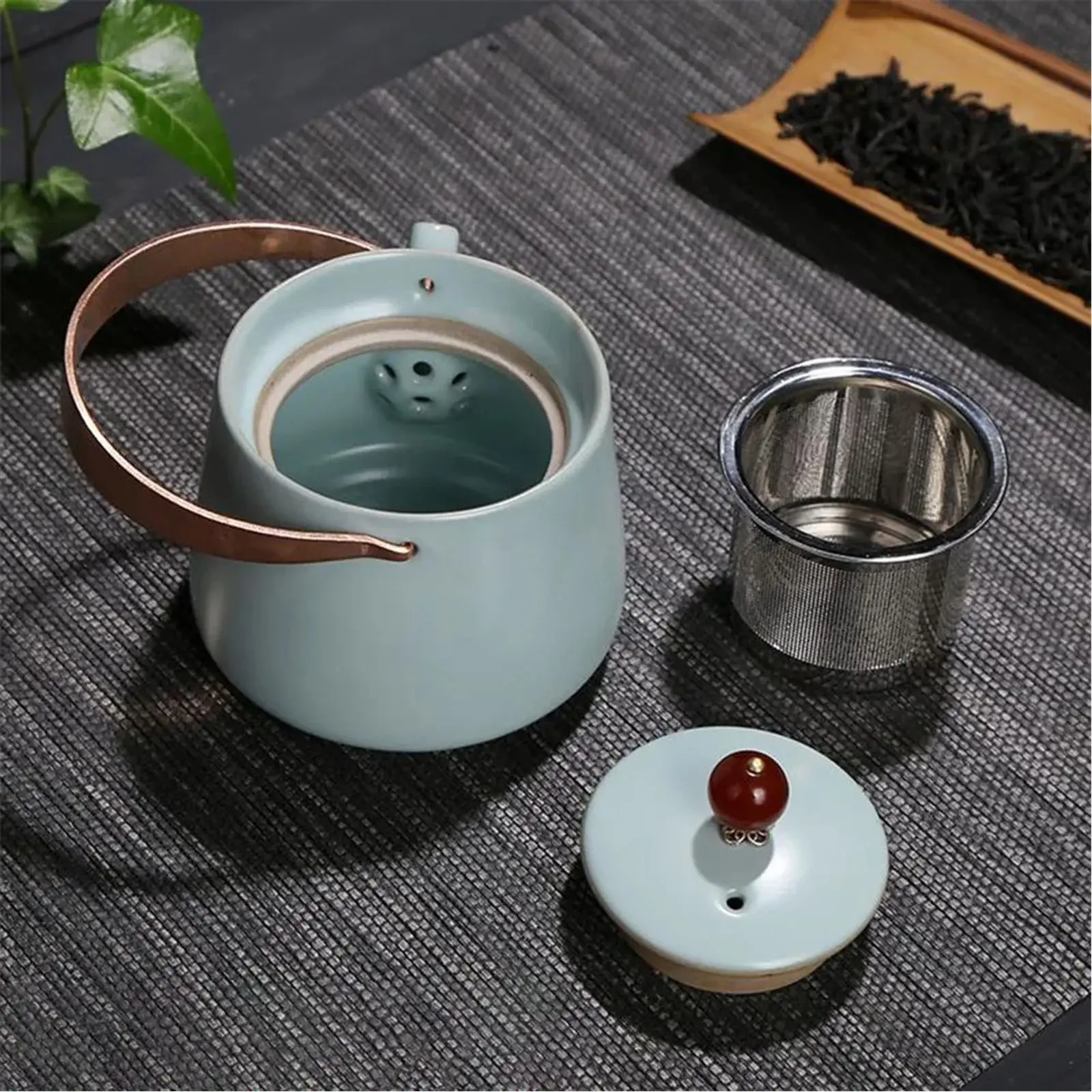 Mesh Tea Infuser Reusable Tea Strainer Teapot Stainless Steel Loose Tea Leaf Filter Drinkware Kitchen Accessories Tea Strainer