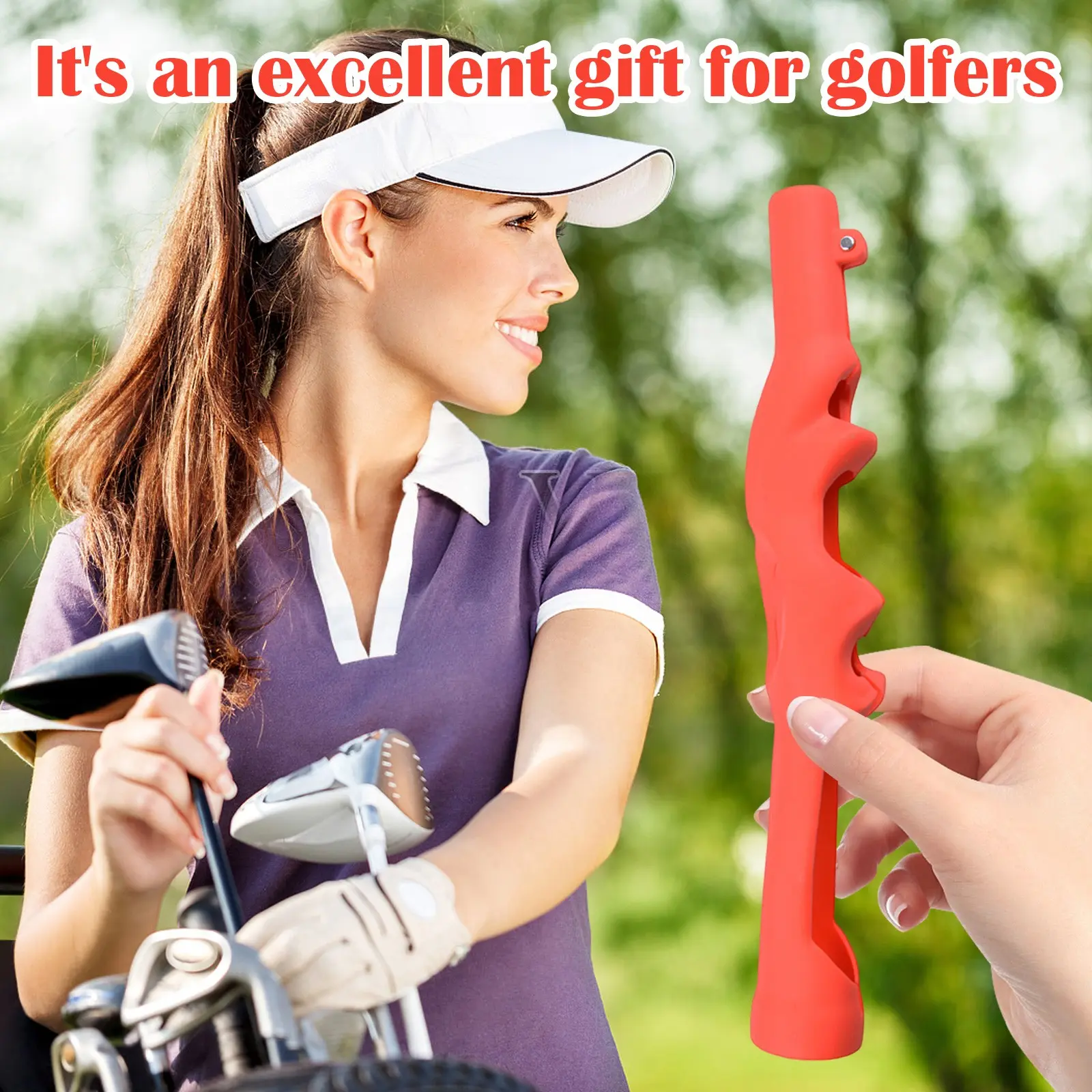 1Pcs Golf Club Grip Swing Grip Trainer Teaching Practice Aid Training Grip Golf Hand Position Training Tool for Man Woman Kids