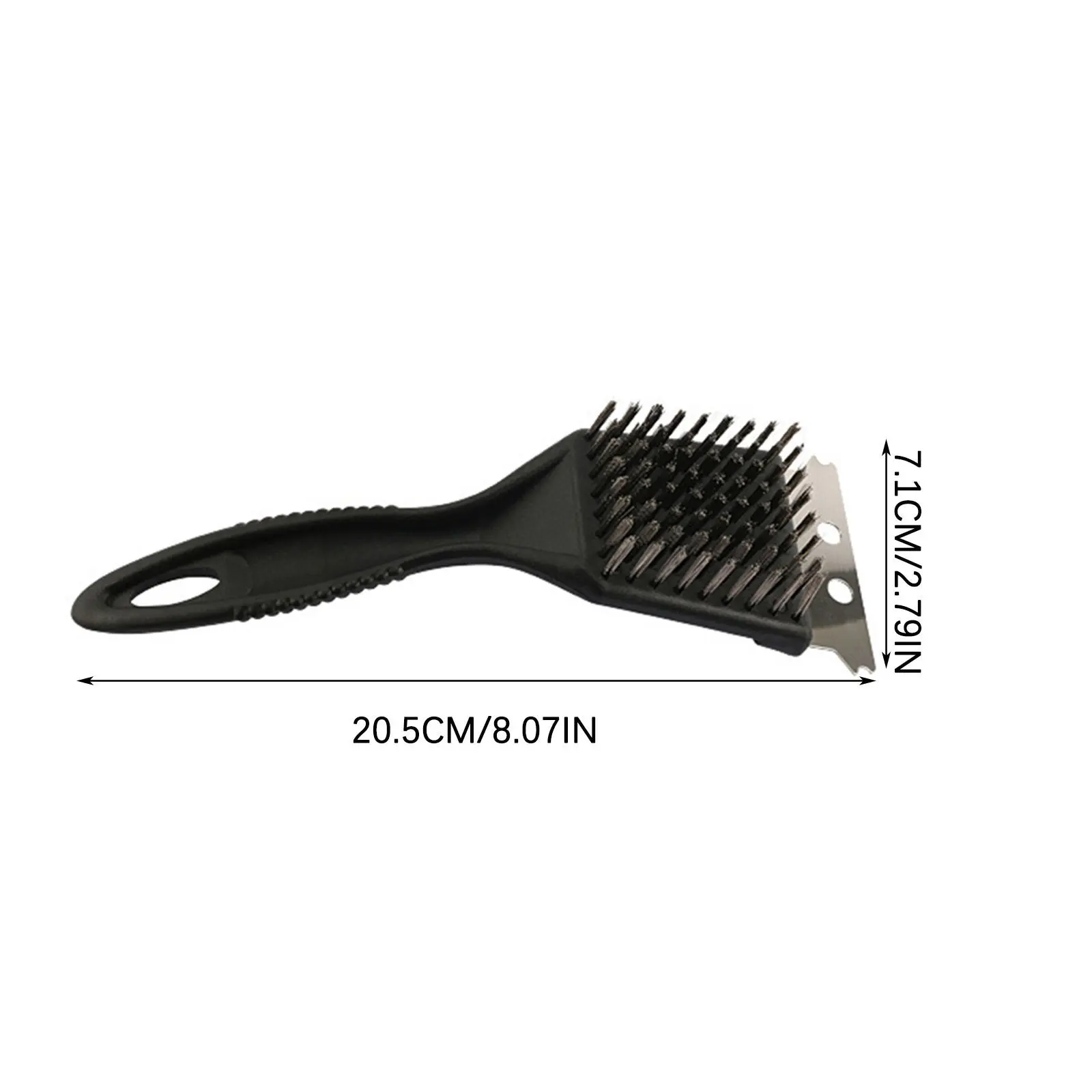 Stainless Steel Wire Cleaning Brush Barbecue Grill Brush Non-stick BBQ Brush Outdoor Home BBQ Accessories Tools ﻿