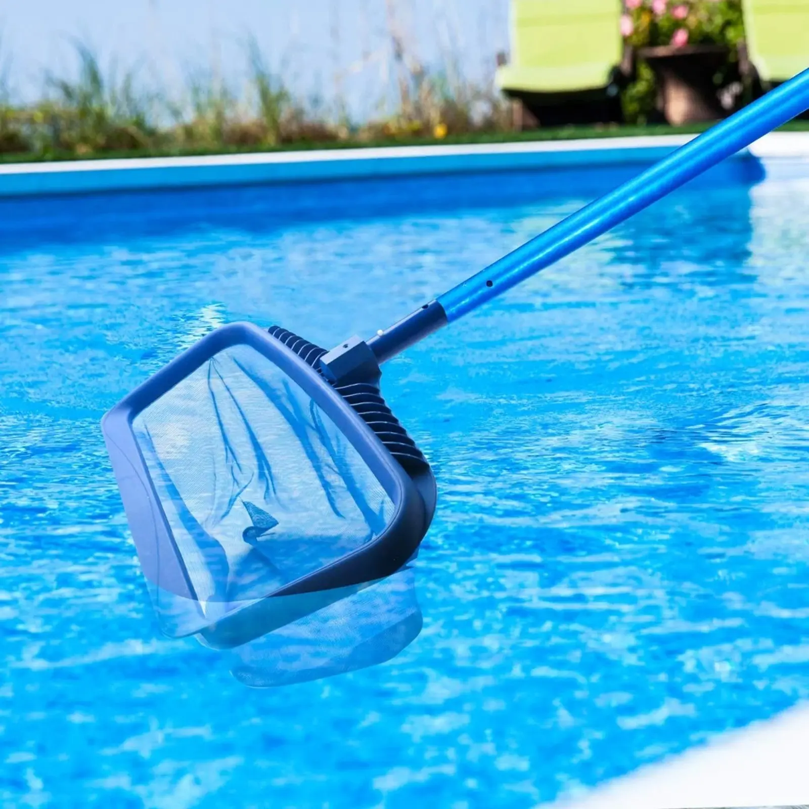 Leaf Skimmer Swimming Pools Skimmer Net Rubbish Cleaning Rake Leaf Mesh Deep Bag SPA Pond Leaves Cleaning Net Pool Accessories