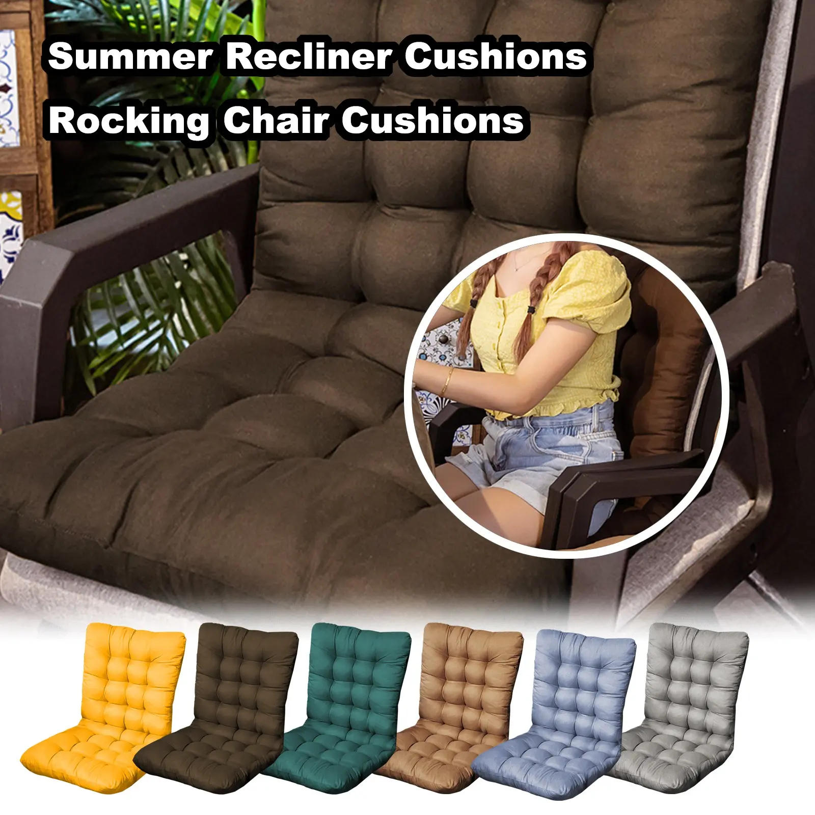Soft Touch Chair Cushion Ergonomic Winter Desk Chair Cushion with Back Support Softness for Office Computer Chairs for Long