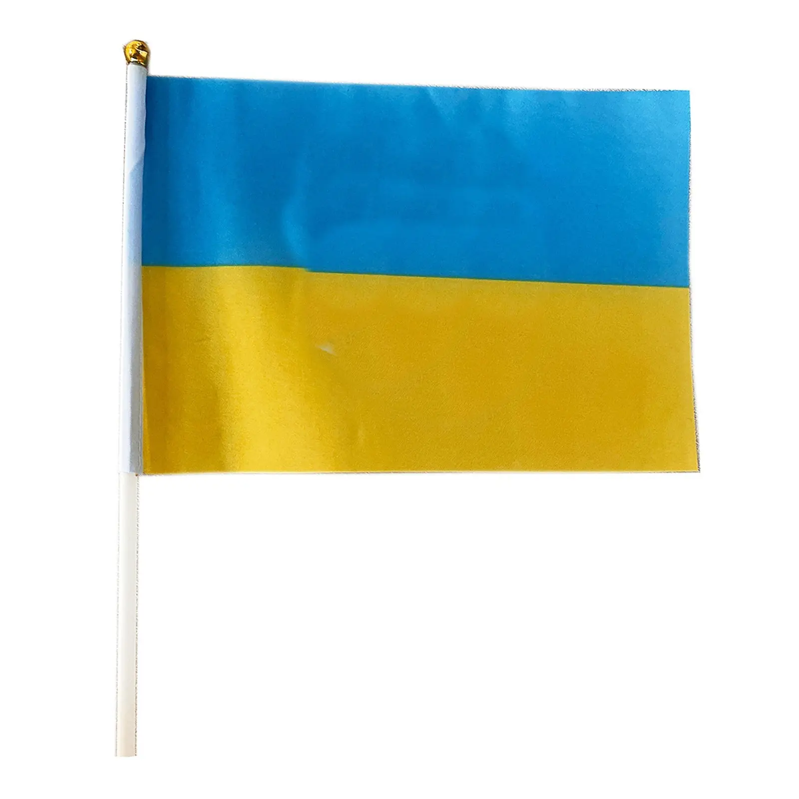 NEW 14x21cm Ukraine Window car flag Ukraine window flag bearer standard-bearer waving flags