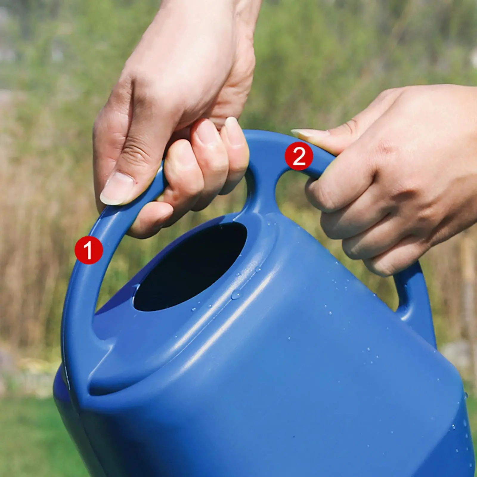 Home Garden 4L Watering Can Long Mouth Large Capacity Plant Sprinkler Garden Tool Lightweight Watering Pot