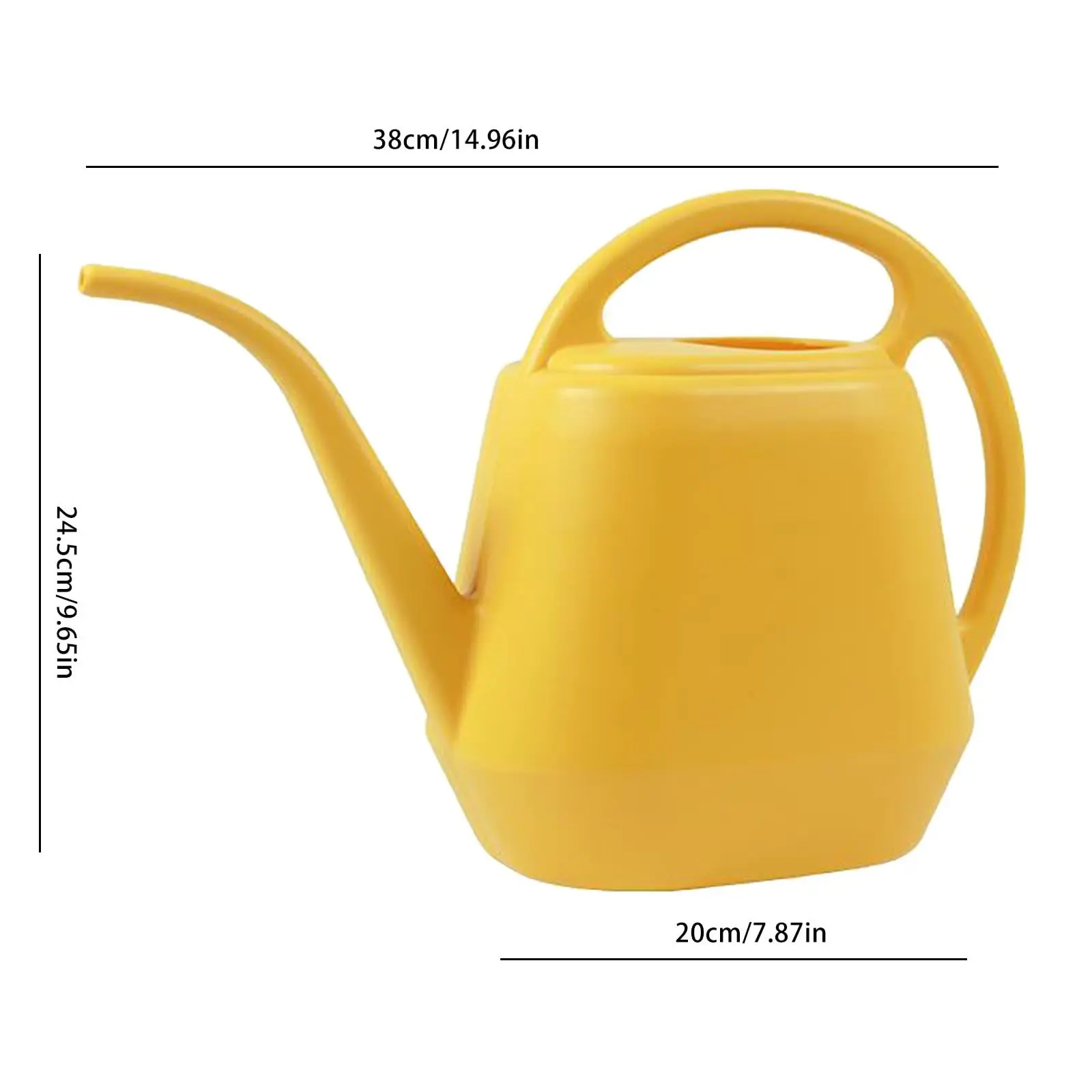 Home Garden 4L Watering Can Long Mouth Large Capacity Plant Sprinkler Garden Tool Lightweight Watering Pot