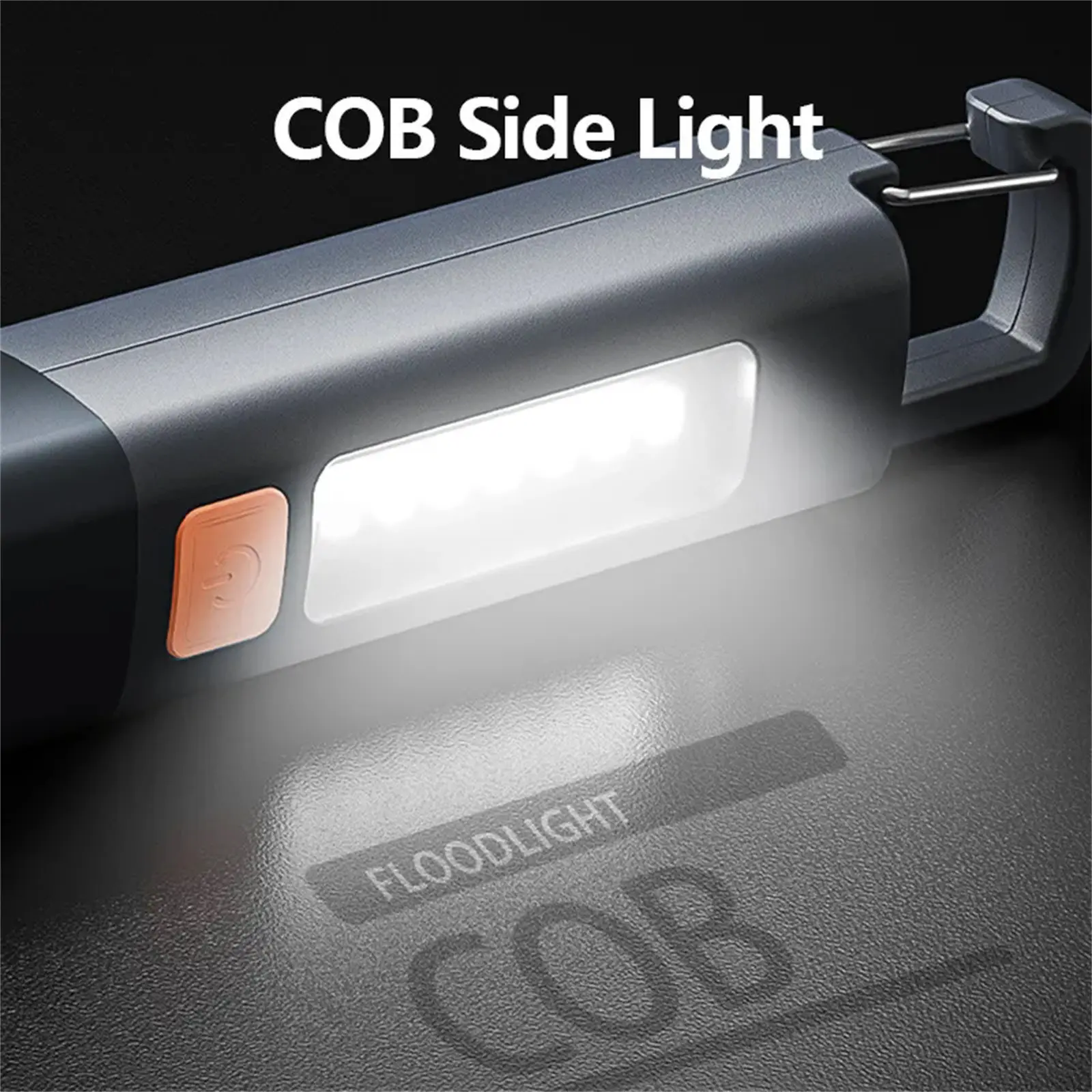 Super Bright COB Side Lights LED XPE Mini Portable Torch Zoomable Waterproof Outdoor Fishing Hunting Camping Flashlight