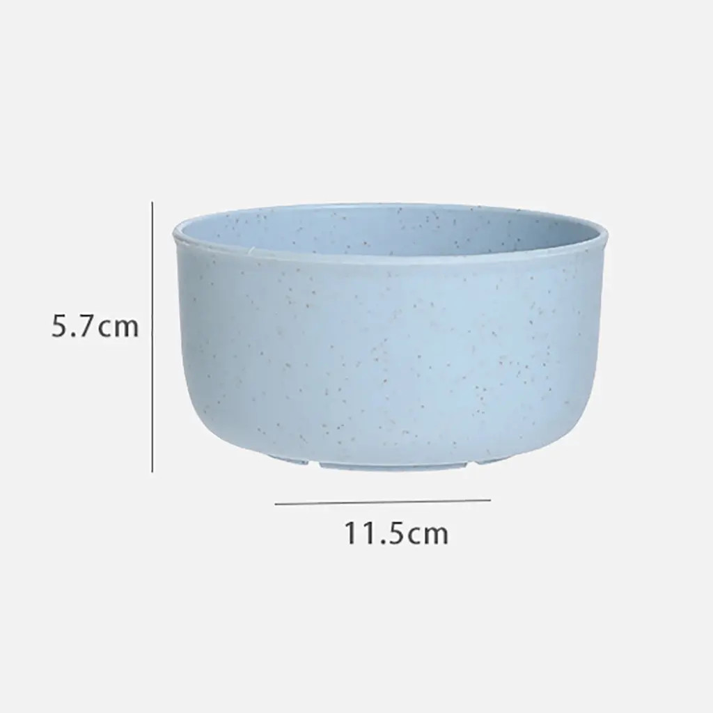Wheat Straw Salad Bowls Unbreakable Mixing Bowls Reusable Dishwasher Microwave Safe Soup Bowls for Home Kitchen 4 Colors Optiona
