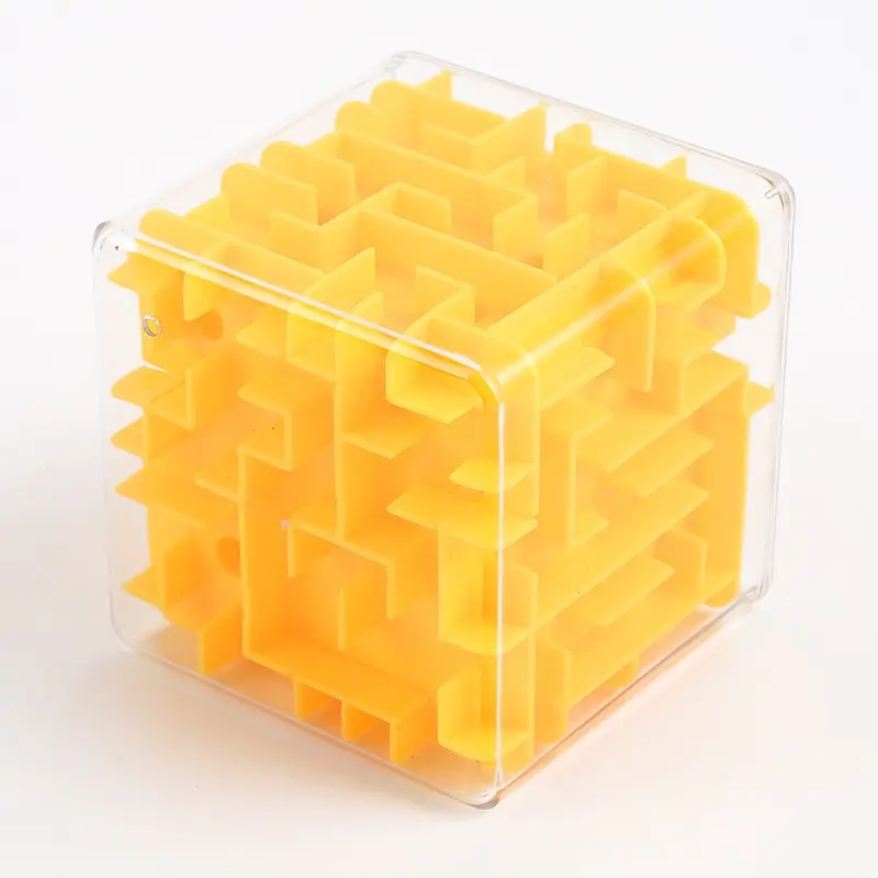 3D Transparent Square and Round Roller Ball Maze Game Kids Birthday Party Baby Shower Gift Giveaway Toy Pinata Filler Pack