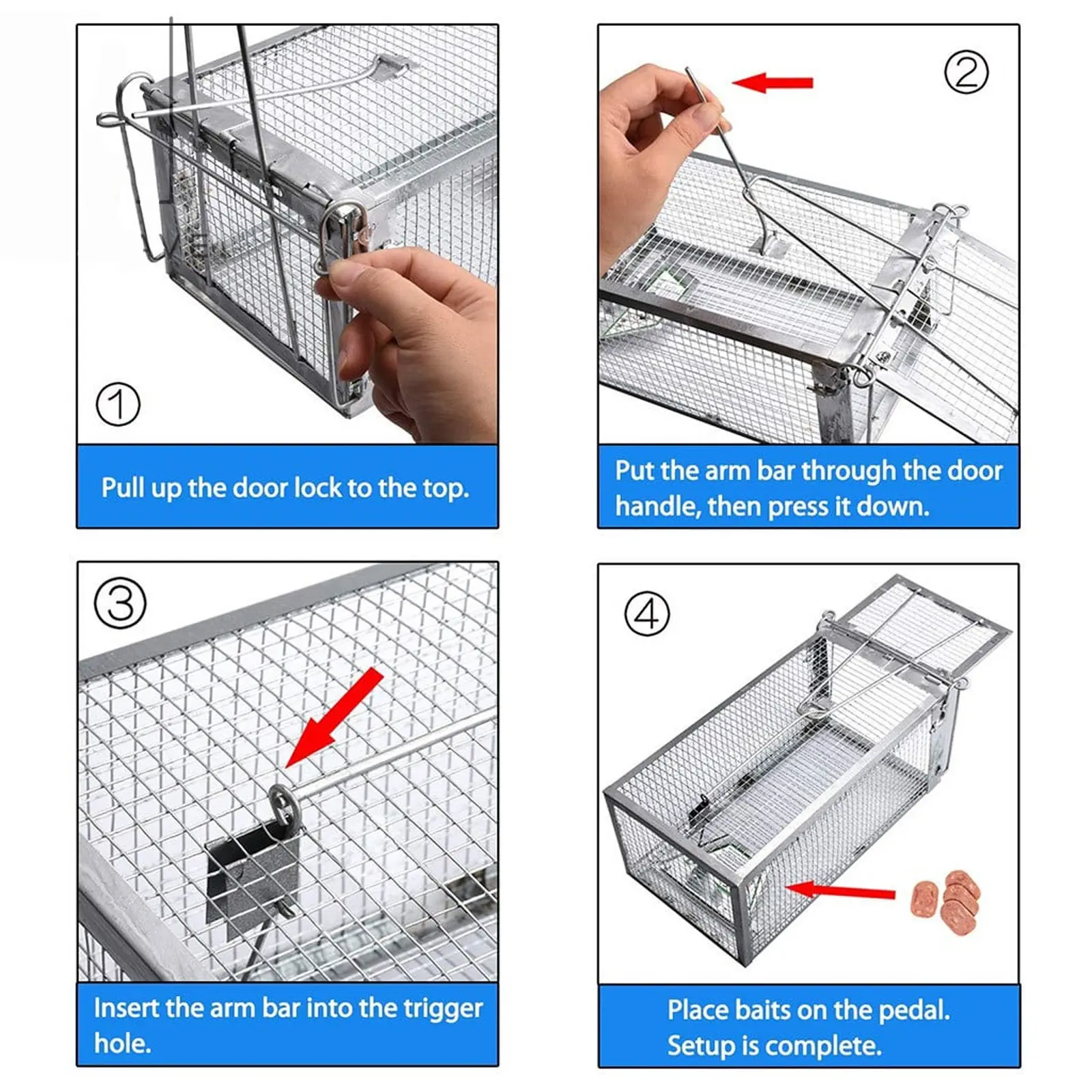High Efficiency Mousetrap,Automatic Continuous Cycle Mouse Trap Home Garden Rat Catching Artifact Safe And Harmless