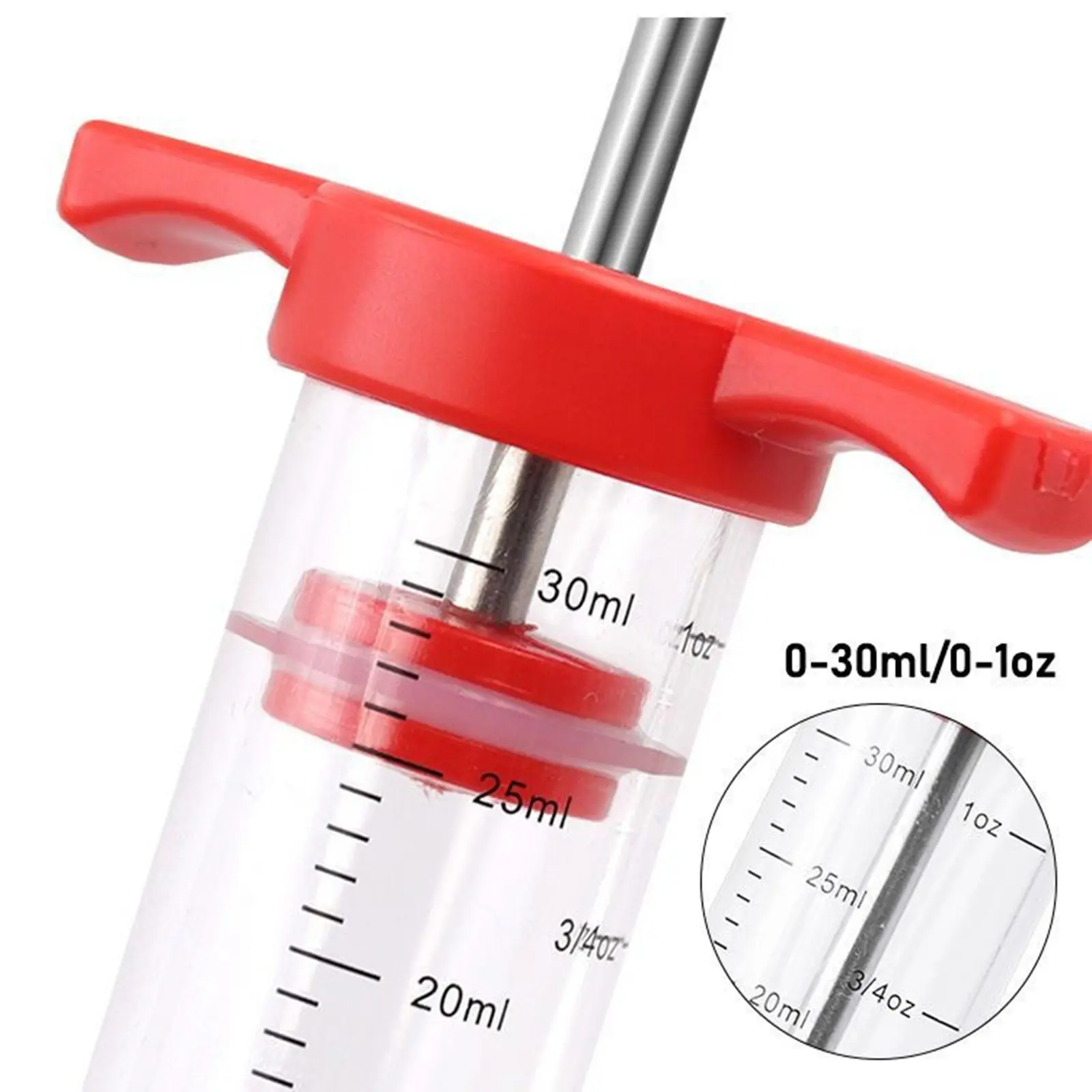 BBQ Meat Syringe Marinade Injector Sauce Injector Roast Needle Turkey Chicken Spice Flavor Syringe Injector Barbecue Accessories