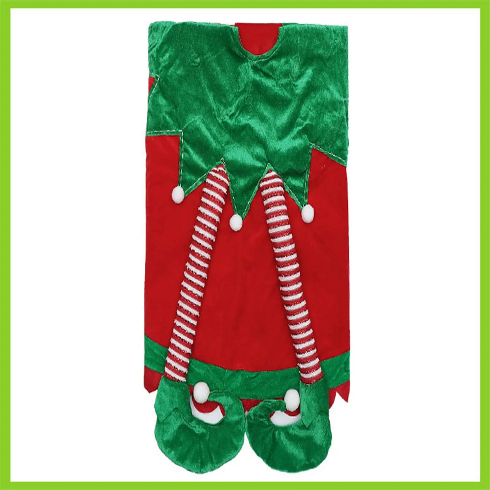 Christmas Tree Skirt 3D Elf Mat XmasTree Skirts Indoor Outdoor Tree Foot Cover Winter Holiday Party Decorations for Home