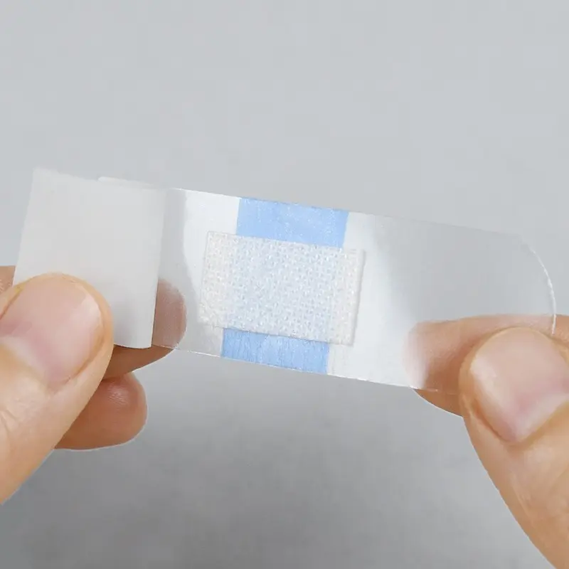 50Pcs/Pack First Aid Kit Transparent Wound Adhesive Plaster Medical Anti-Bacteria Band Bandages Sticker Home Travel