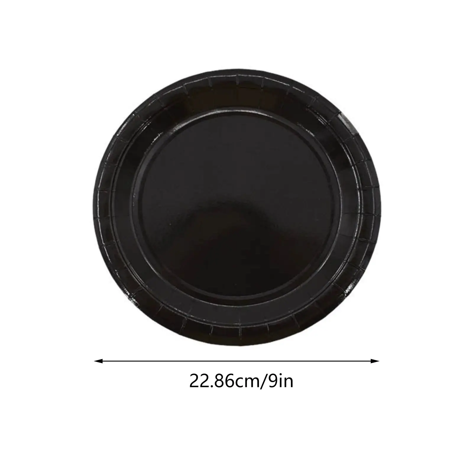 Disposable Paper Plates 9 Inch Paper Dessert Plates Sturdy and Durable Disposable Plates for Parties Dinner Festival Outdoor