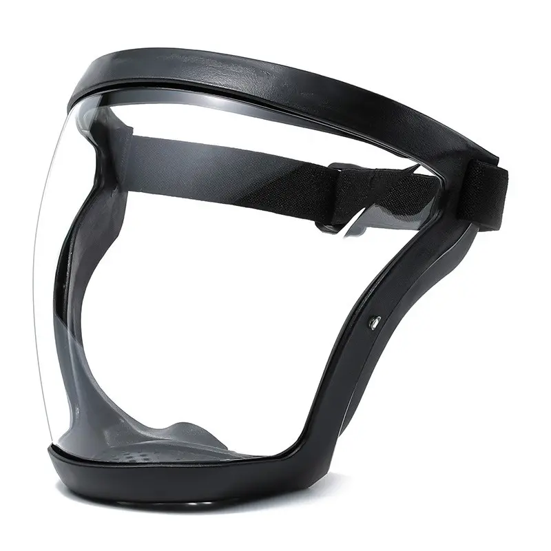 Highdefinition Protective Goggles Full Face Protection Transparent Riding Goggles Antispray Antidust Antifog And Antiwind Mask