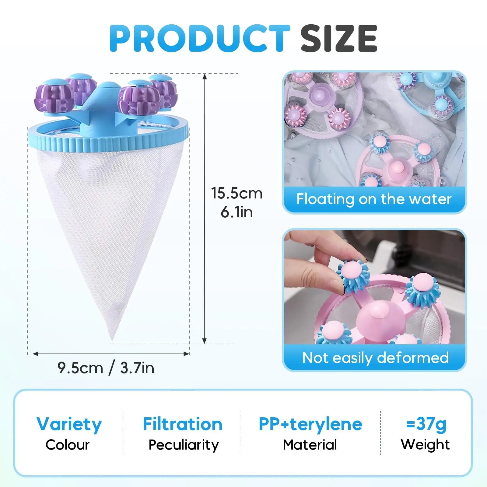 Pet Hair Remover Washing Machine Floating Lint Filter Bag Reusable Laundry Ball Clothes Hair Cleaning Tools Cat Hair Catcher