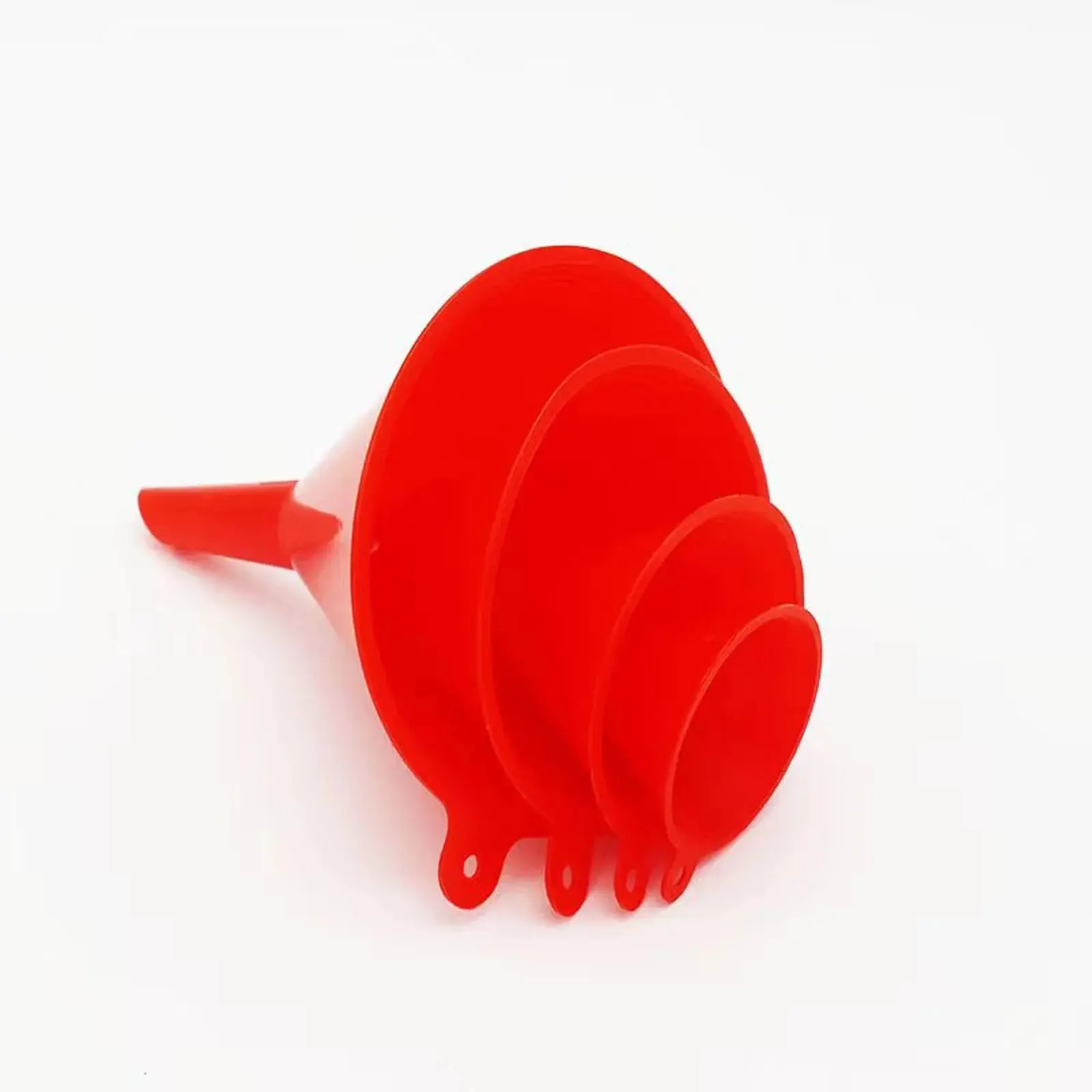 4-piece/set Kitchen Funnel Suitable for Automotive Home Kitchen Function Plastic Funnel, Mini, Small, Medium and Large Funnels