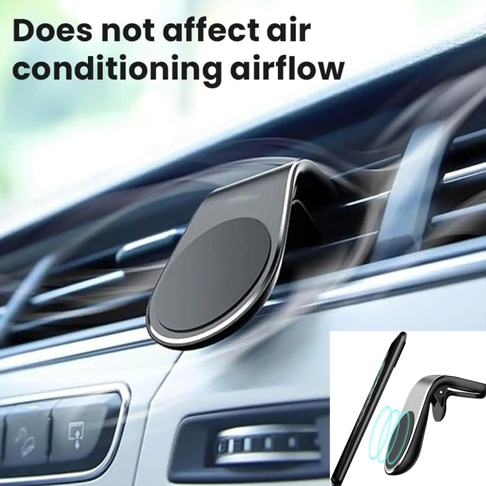 Magnetic Car Phone Holder Stand Air Vent Clip Car Mobile Mount Bracket Cellphone GPS Support in Car