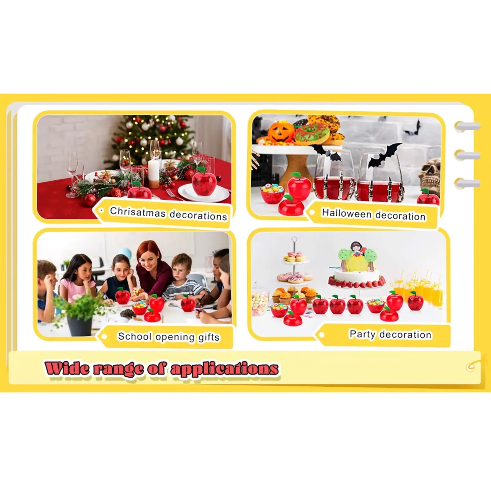 12Pcs Wedding Decor Christmas Holiday Candy Boxes Stocking Stuffer Jar Office Desk Containers Party Supplies Gift Boxes