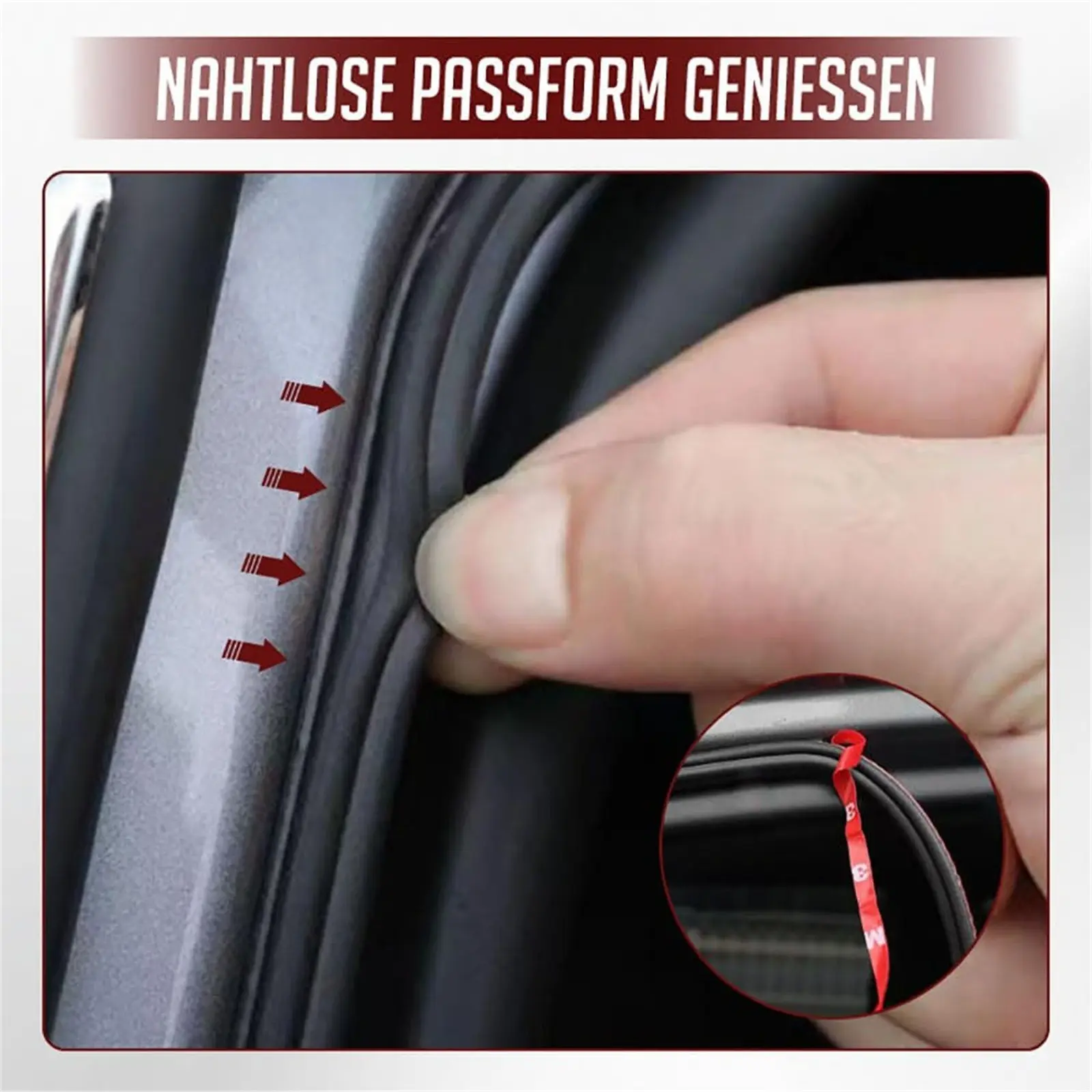 Car Door Seal Strip Rubber Double Layer Sealing Protector Soundproof Waterproof Weather Strips for Car Door Hood Trunk
