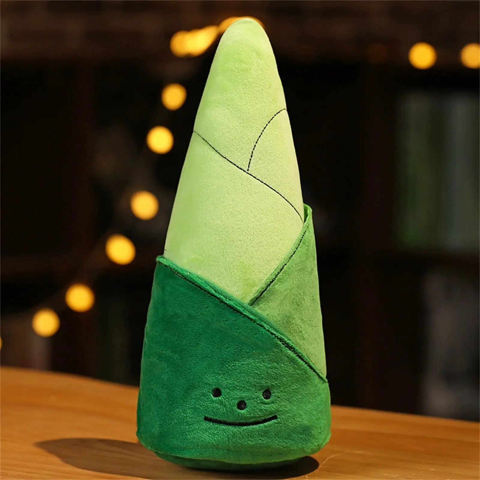 Cartoon Simulation Anime Pine Plush Toy Kawaii Bamboo Shoots Doll Pillow for Soothing and Sleeping Children Dolls Festival Gifts