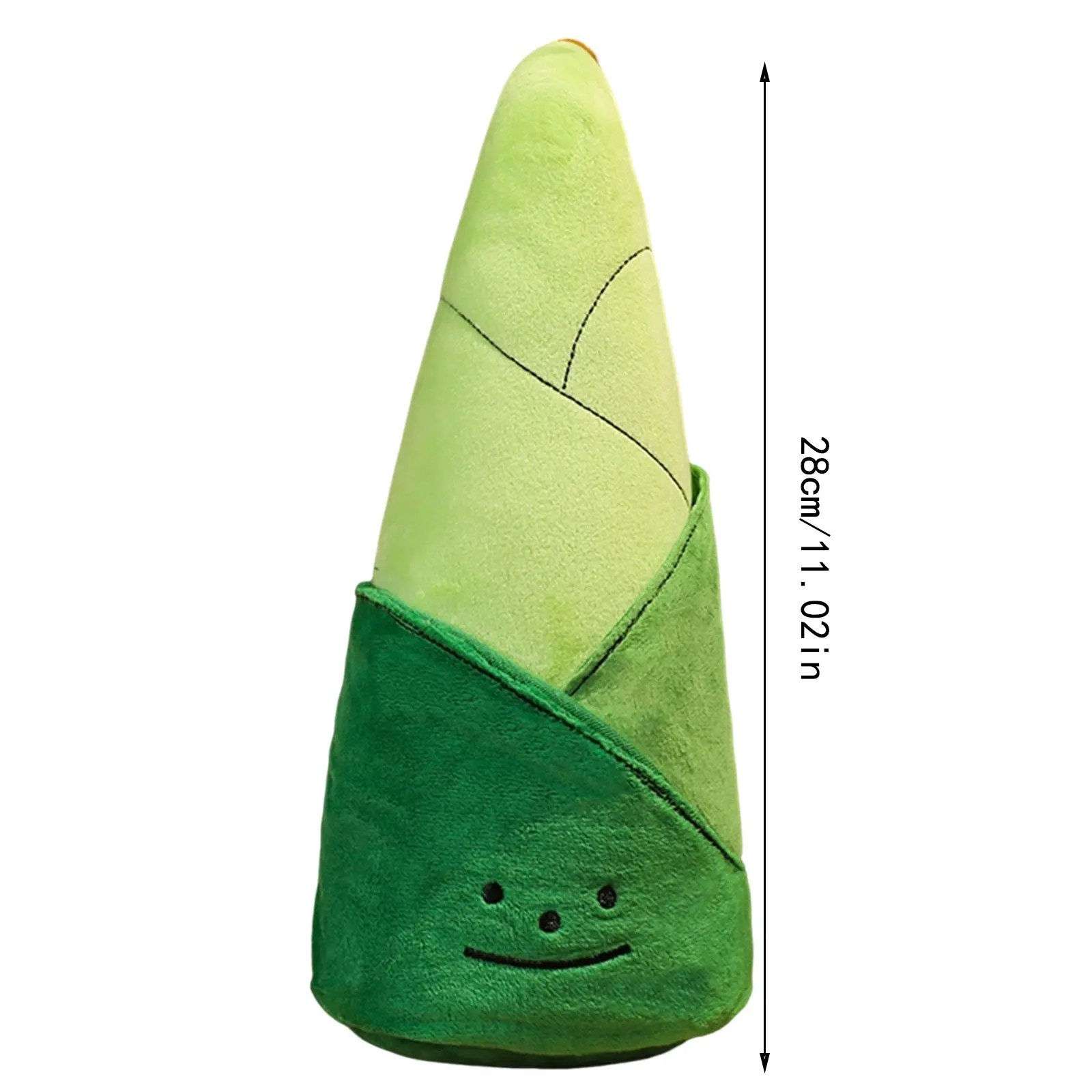 Cartoon Simulation Anime Pine Plush Toy Kawaii Bamboo Shoots Doll Pillow for Soothing and Sleeping Children Dolls Festival Gifts