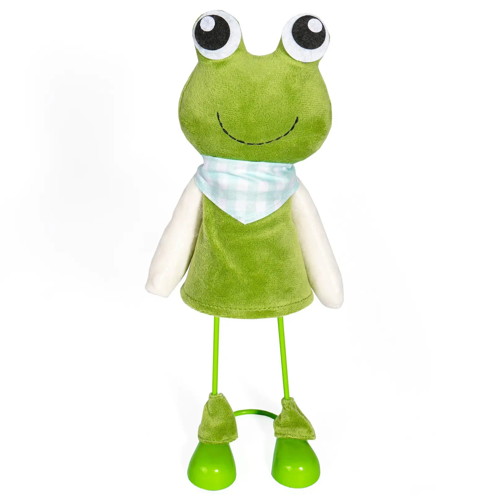 The Frog Funny Kawaii Plush Doll Hand Puppet Schoolbag Frog Cute Plush Toy Ventriloquist Performance Props GIFTS