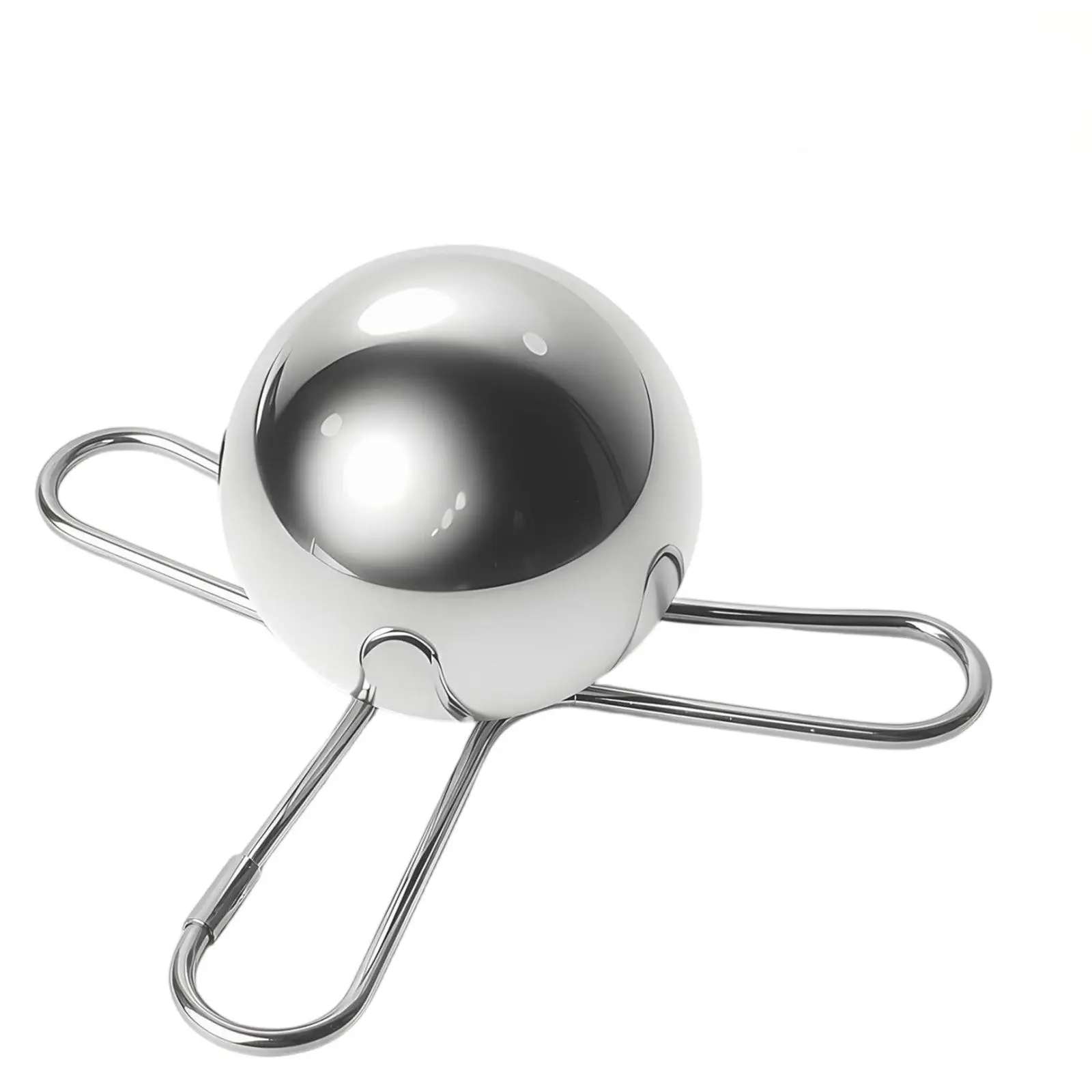 Stainless Steel Espresso Coffee Ice Cube Ball Whiskey Chilling Stone With Holder Reusable Cooling Coffee Tool