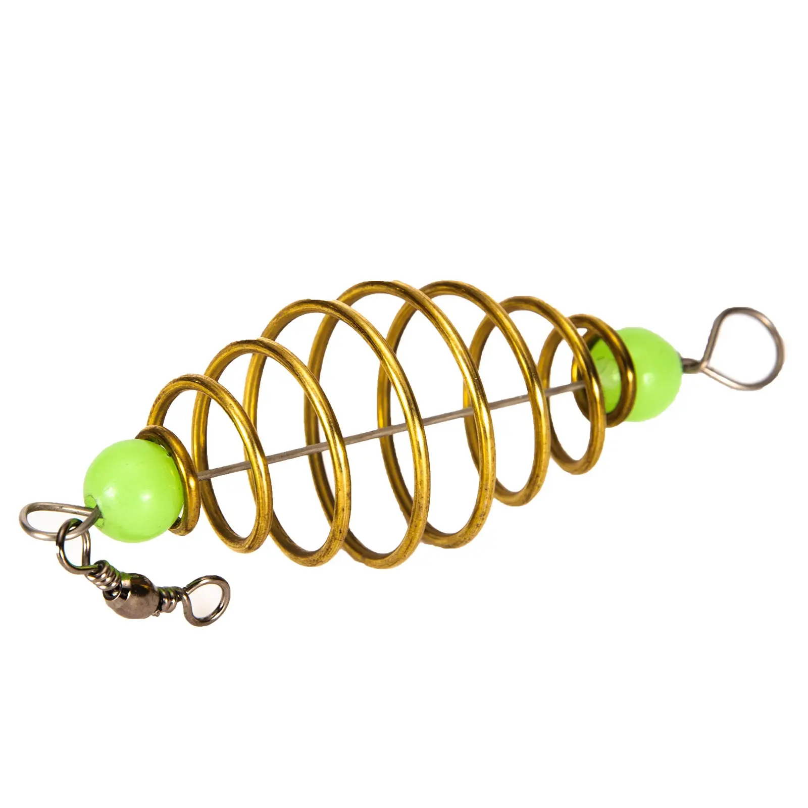 10PCS Luminous Carp Fishing Feeder, Catfish Bait Thrower, Spring Fishing Feeder Bait Cage, Lures Cage Basket Minnow Baits
