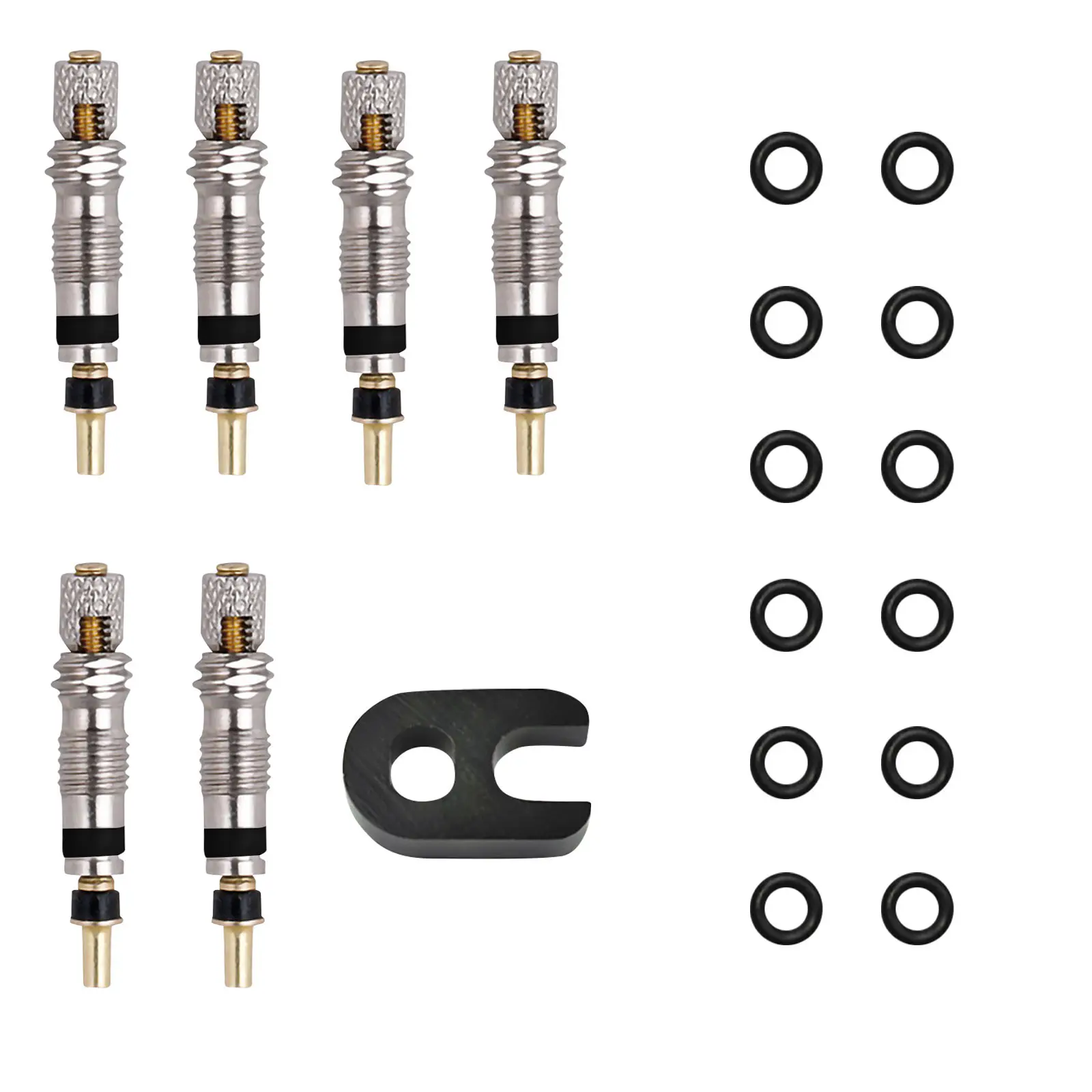2/6/112pcs Bicycle Valve Core Stem Presta Style Tyre Valve Core For Tubeless Road Bike Mtb Bike Fren For Bicycle Mtb/road Bike
