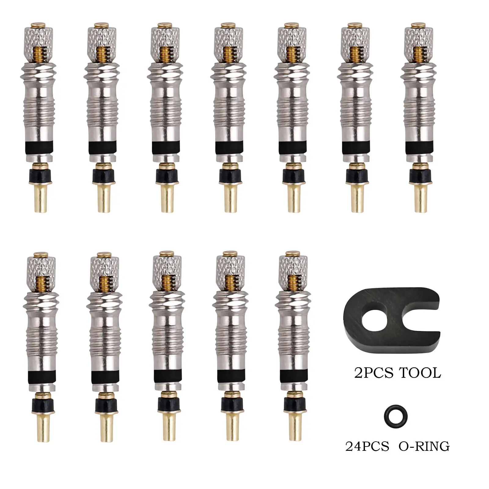 2/6/112pcs Bicycle Valve Core Stem Presta Style Tyre Valve Core For Tubeless Road Bike Mtb Bike Fren For Bicycle Mtb/road Bike