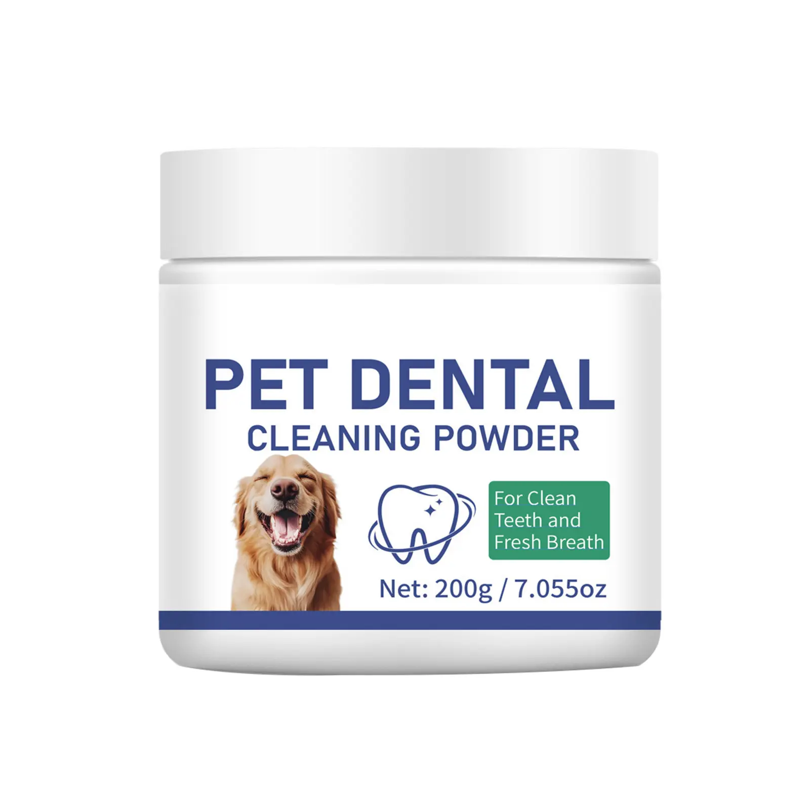 Dog Teeth Cleaning Powder 200g Natural Plant Extract Teeth Cleaning Powder Teeth Stone Cleaner Odorless Teeth Care Products