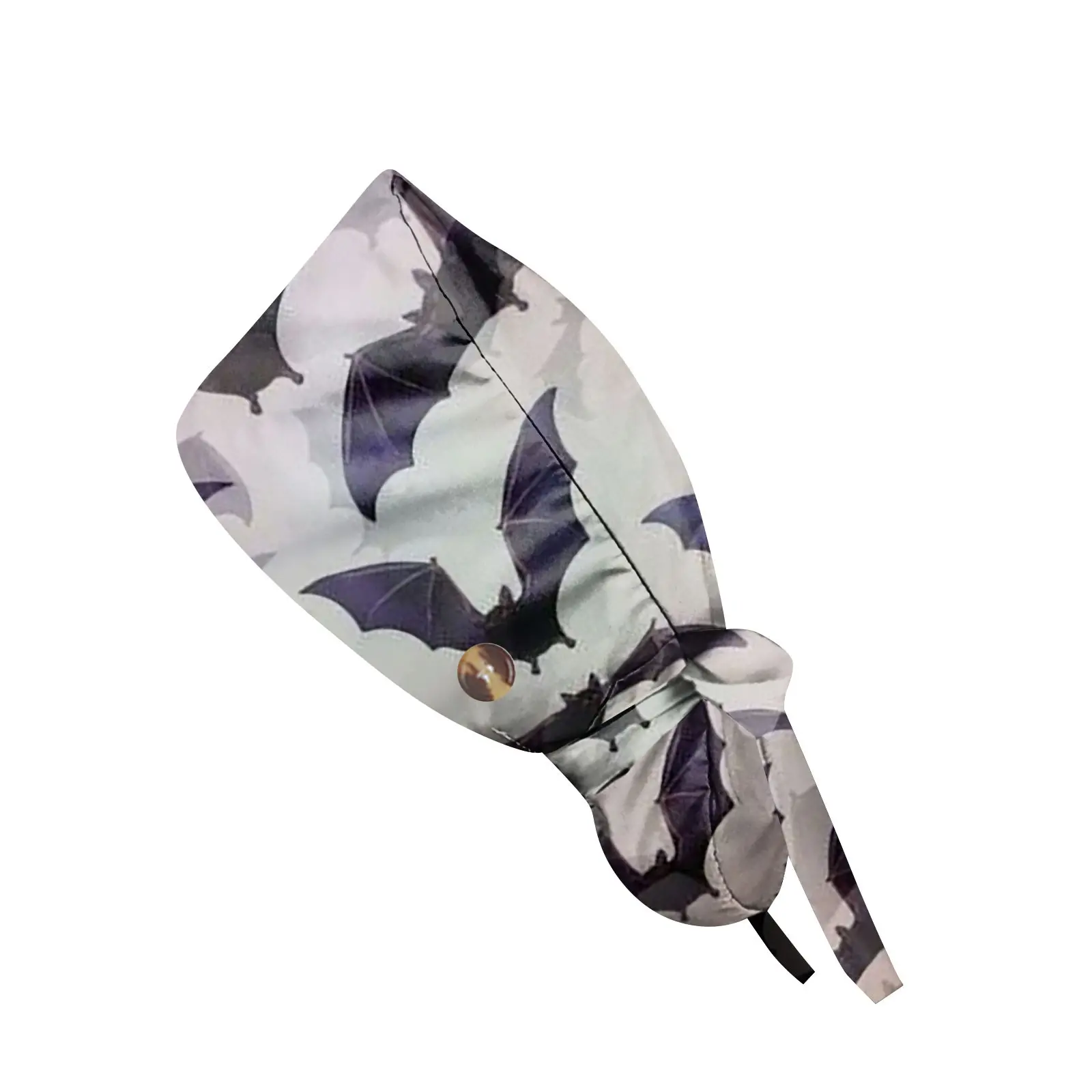 Doctor Operating Room Pattern Printed Skeleton Nursing Head Cap Lab Scrub Pet Hospital Surgical Hat Unisex Dentist Scrub