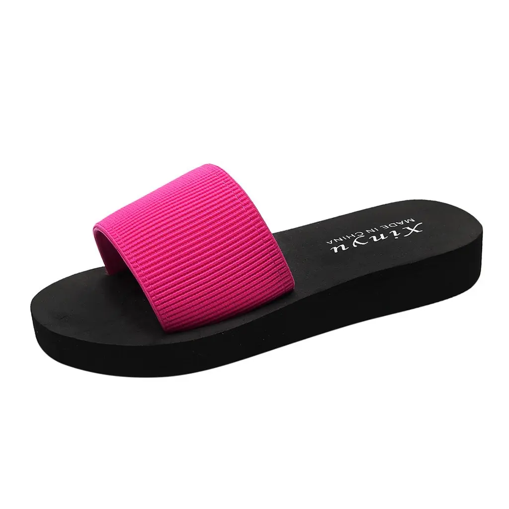 Women Slippers Outdoor Light Weight Cool Shoes Ladies Flat Flip-flop Non-slip Basic Home Sandals Slide Zapatillas Mujer