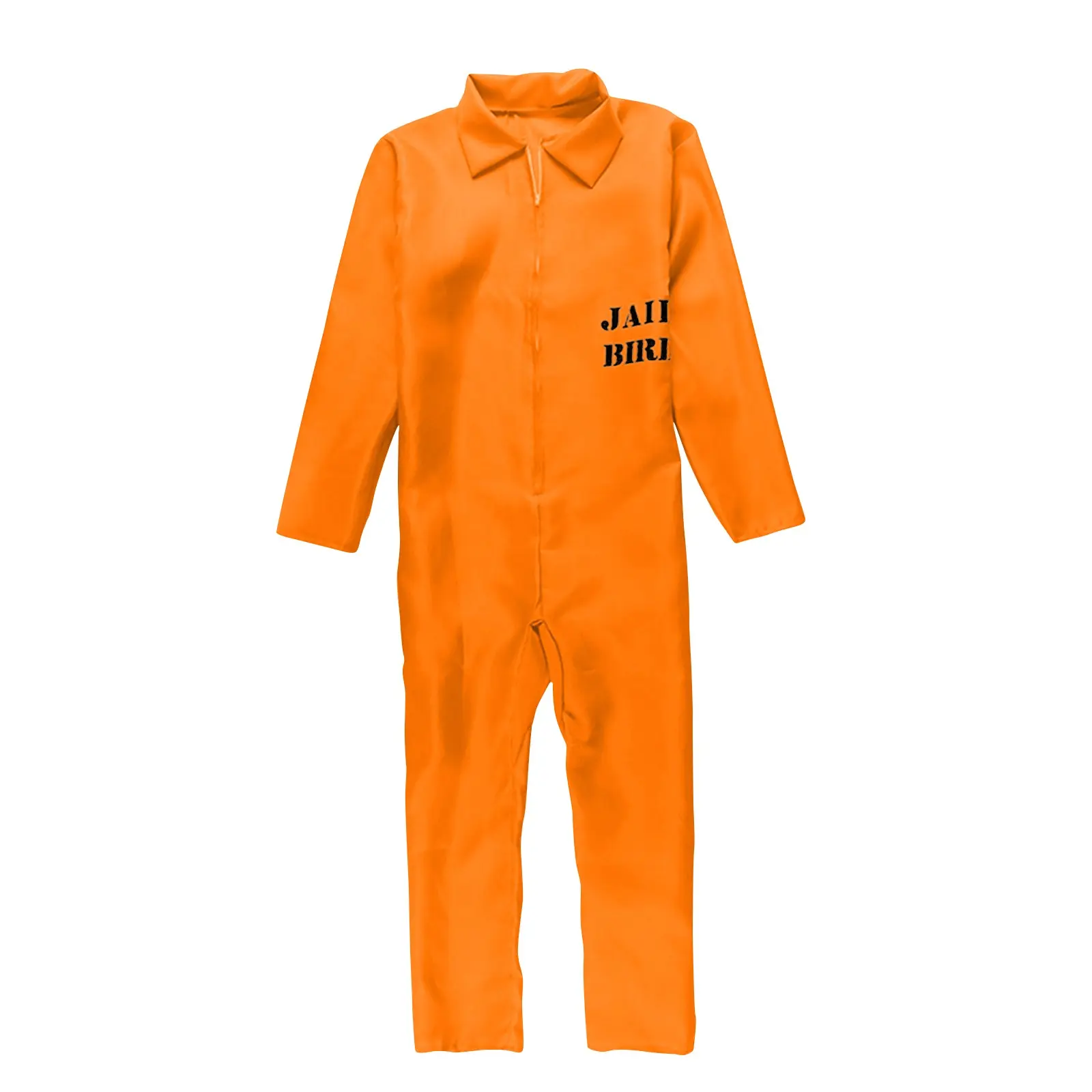 New Arrival Unisex Halloween Overall Costume Prisoner Red Orange Jumpsuit Men's Serial Killer Cosplay Uniform Horror Movie