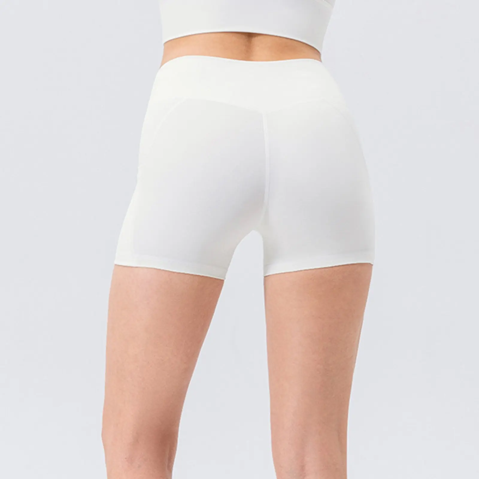 Pockets Workout Gym Legging Women Cycling Shorts Quick-Dry Yoga Clothes Breathable High Waist Sports Shorts Female