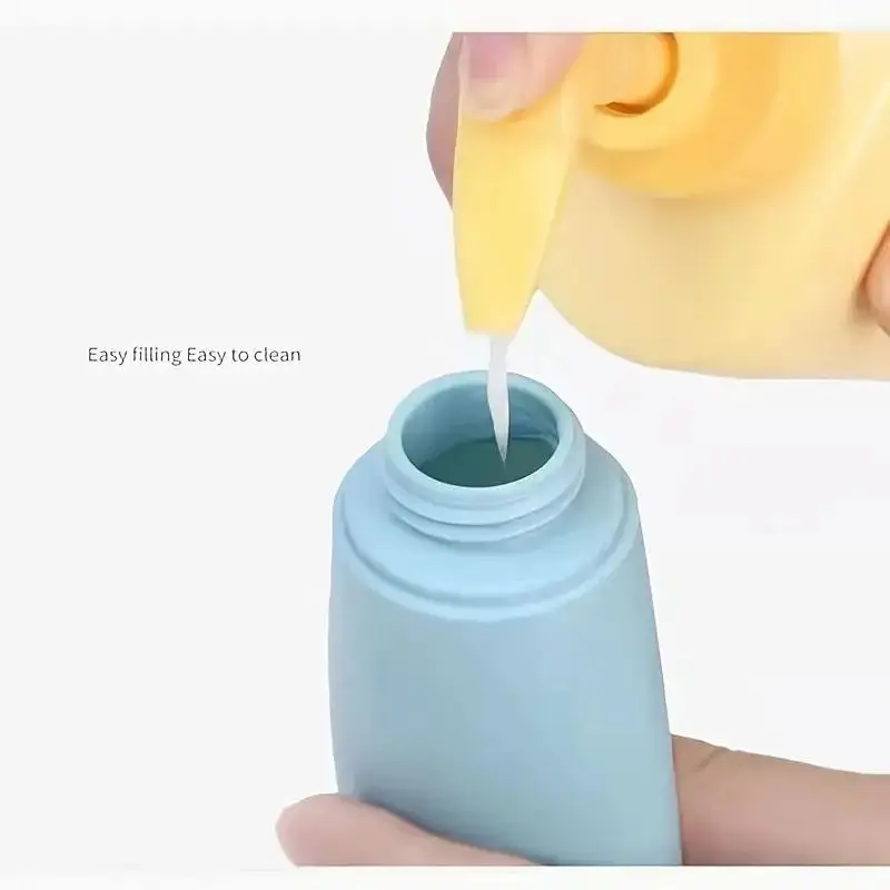 4-Piece Leak-Proof Travel Bottle for Business Trip Portable Refillable Squeezable Container for Toiletries Lotion