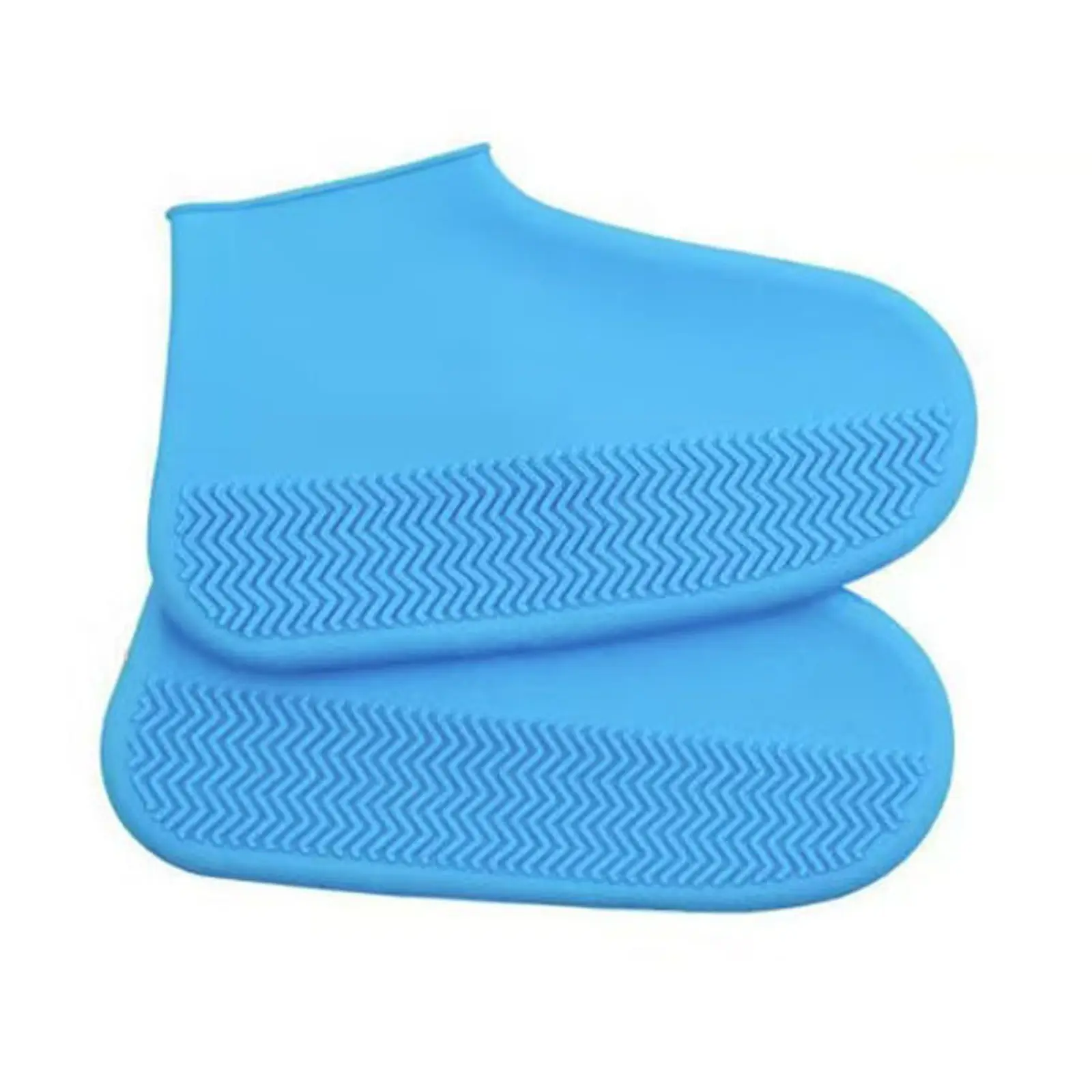 1 Pair Rubber Rain Boot Overshoes For Outdoor Use Silicone Waterproof Shoe Covers Rainy Day Shoe Cover Reusable Non-Slip Rain