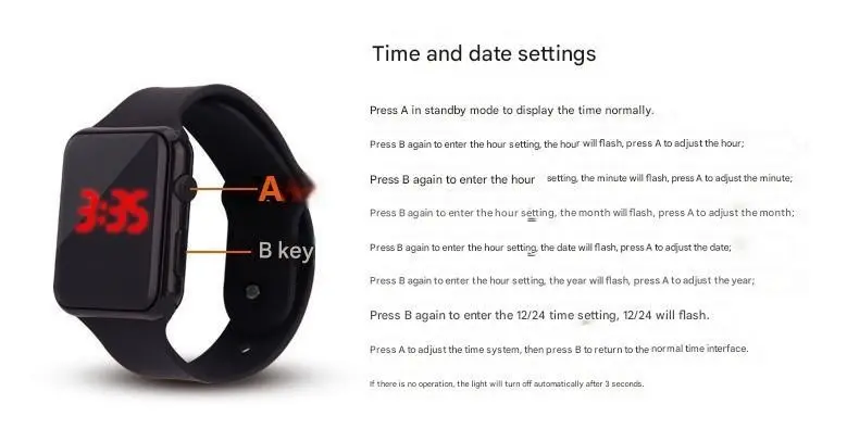 Fashion Sport Digital Watch Women Men Square LED Watches Silicone Belt Electronic Women Digital Watches Clock Montre Femme