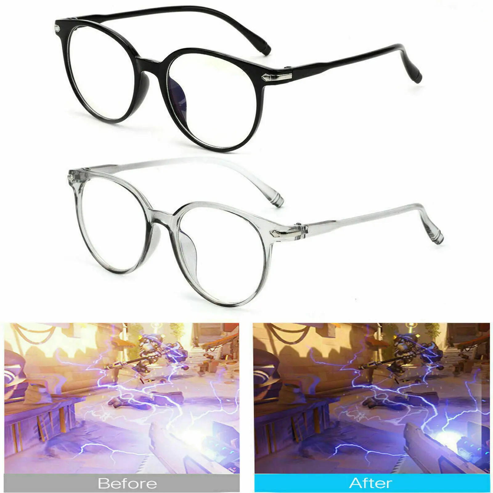 Decorative Glasses Gaming Glasses Computer Anti-fatigue Blue Light Blocking Filter Eyeglasses Woman And Men's Glasses Очки