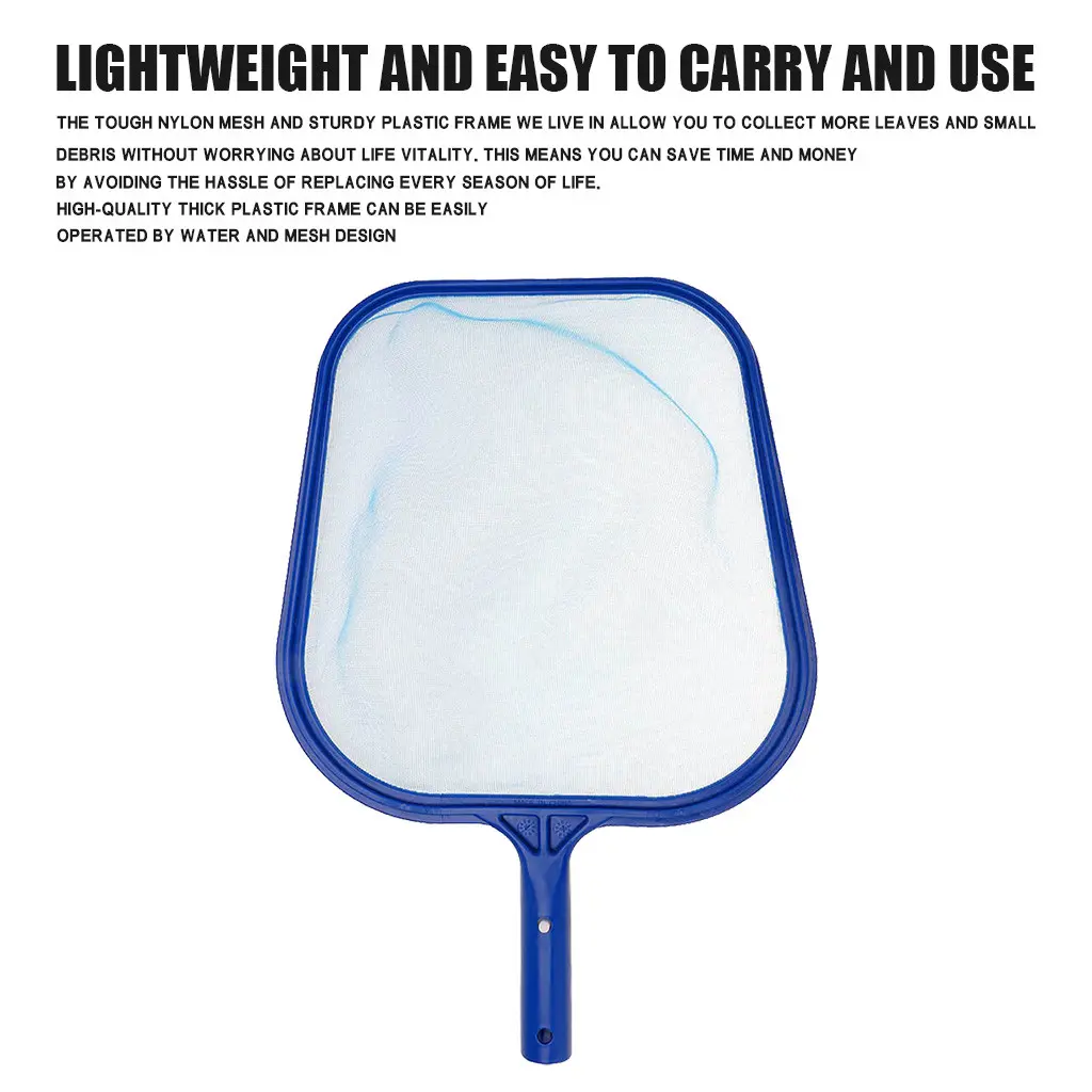 Leaf Skimmer Swimming Pools Skimmer Net Rubbish Cleaning Rake Leaf Mesh Deep Bag SPA Pond Leaves Cleaning Net Pool Accessories